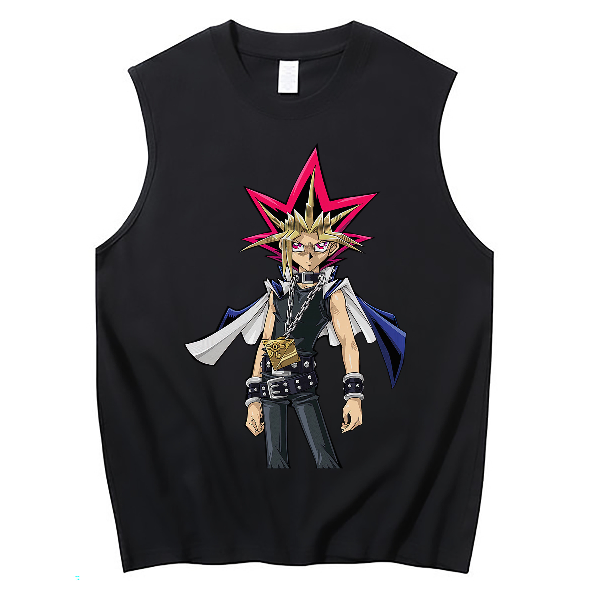 （画像用） 遊☆戯☆王 Yu-Gi-Oh! コットン100％タンクトップ（フロントプリント）