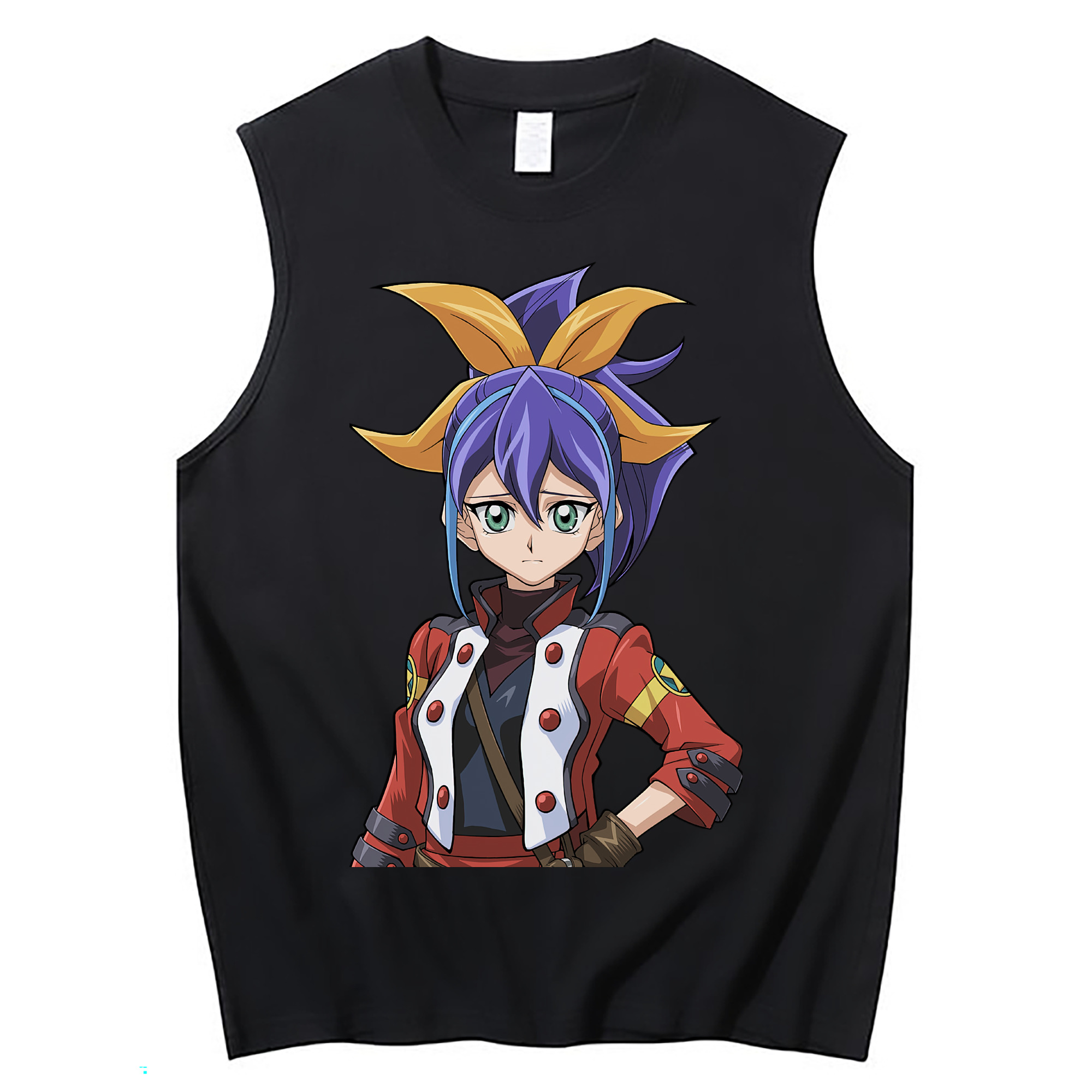 （画像用） 遊☆戯☆王 Yu-Gi-Oh! コットン100％タンクトップ（フロントプリント）