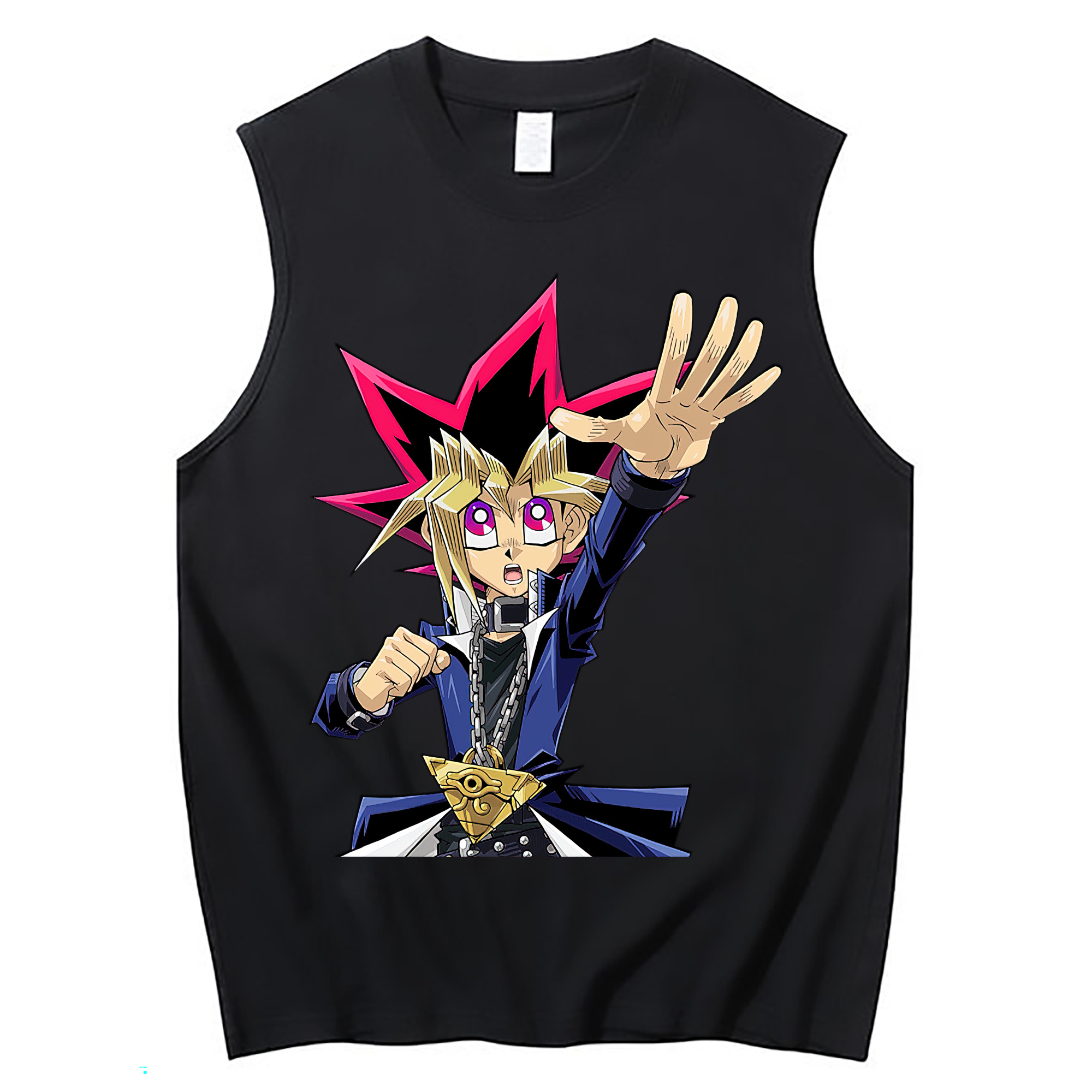 （画像用） 遊☆戯☆王 Yu-Gi-Oh! コットン100％タンクトップ（フロントプリント）