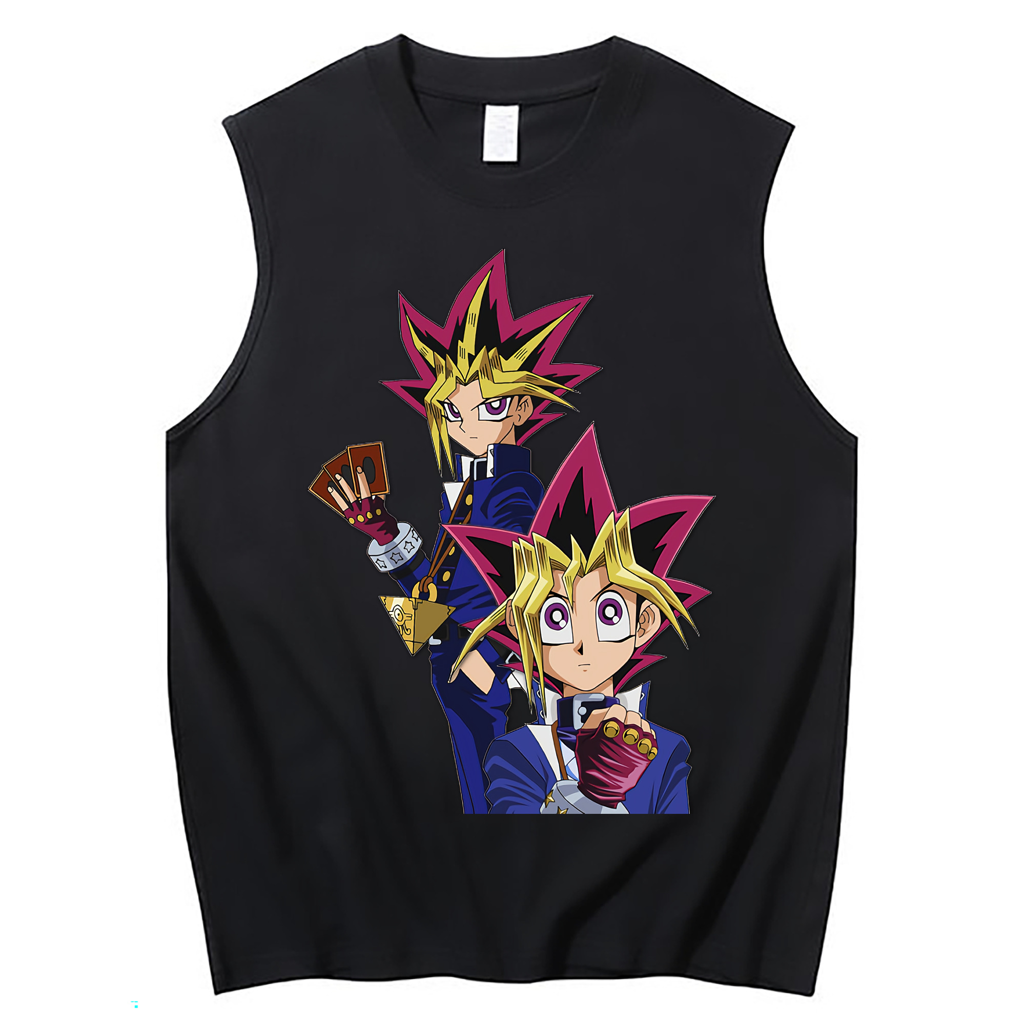 （画像用） 遊☆戯☆王 Yu-Gi-Oh! コットン100％タンクトップ（フロントプリント）