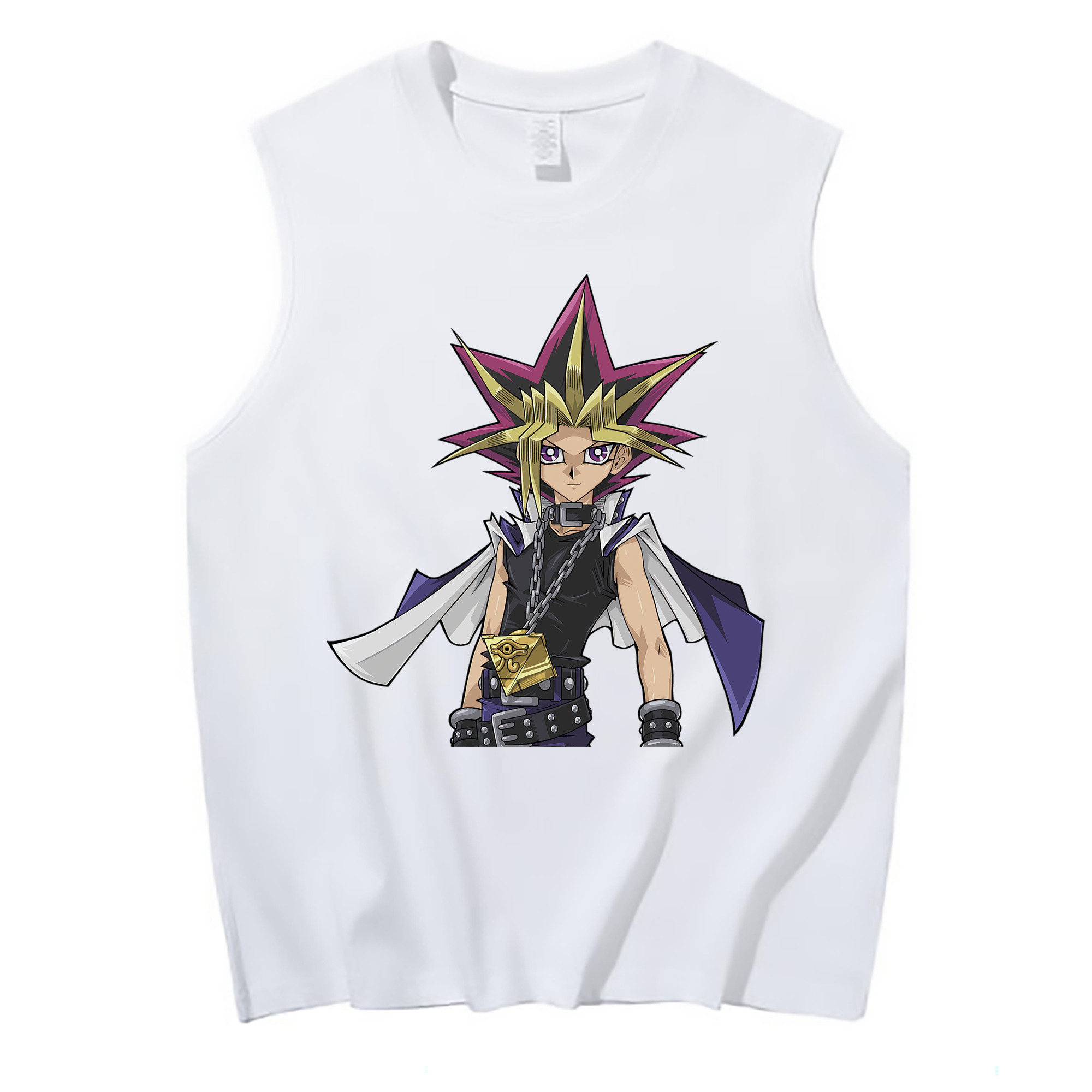 （画像用） 遊☆戯☆王 Yu-Gi-Oh! コットン100％タンクトップ（フロントプリント）