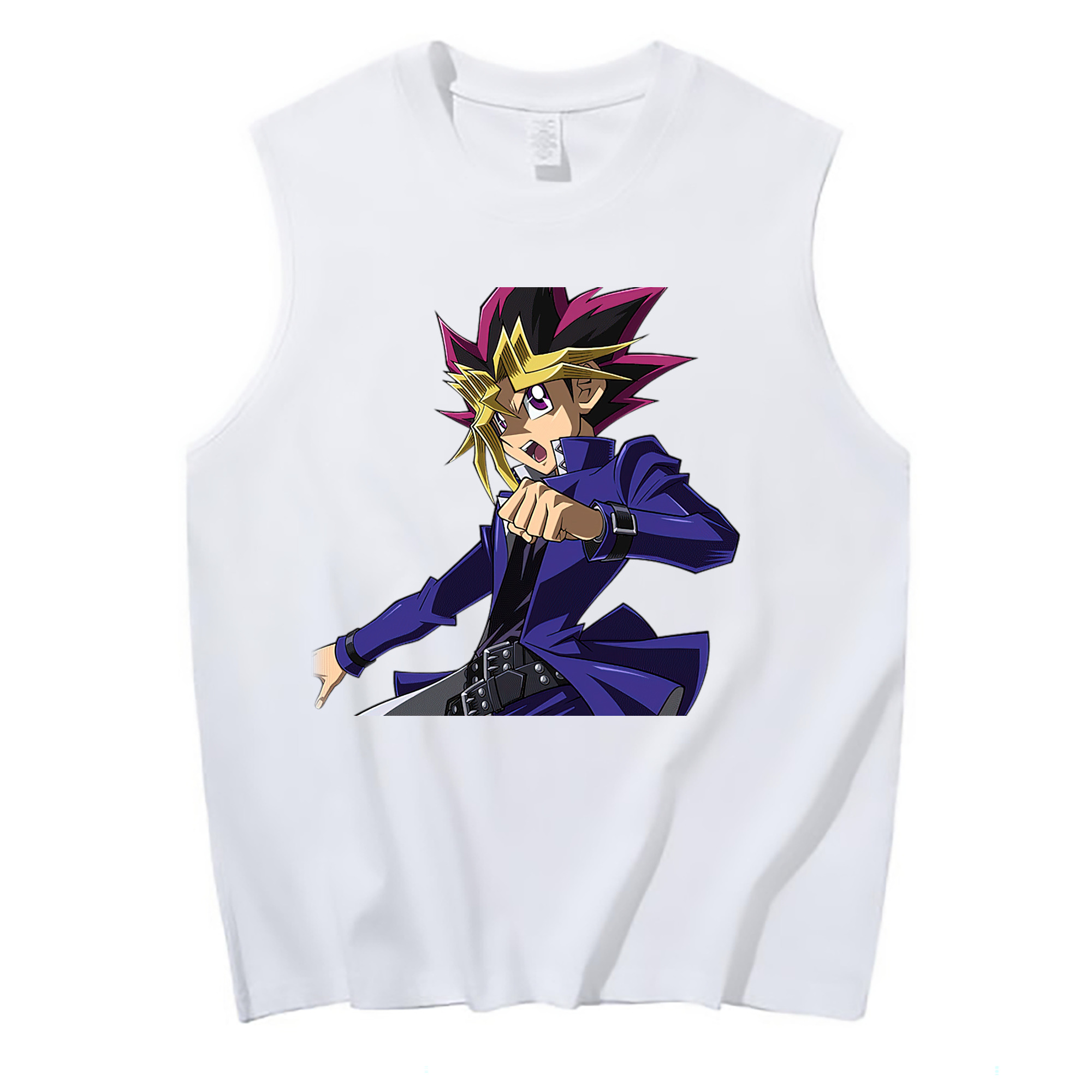 （画像用） 遊☆戯☆王 Yu-Gi-Oh! コットン100％タンクトップ（フロントプリント）