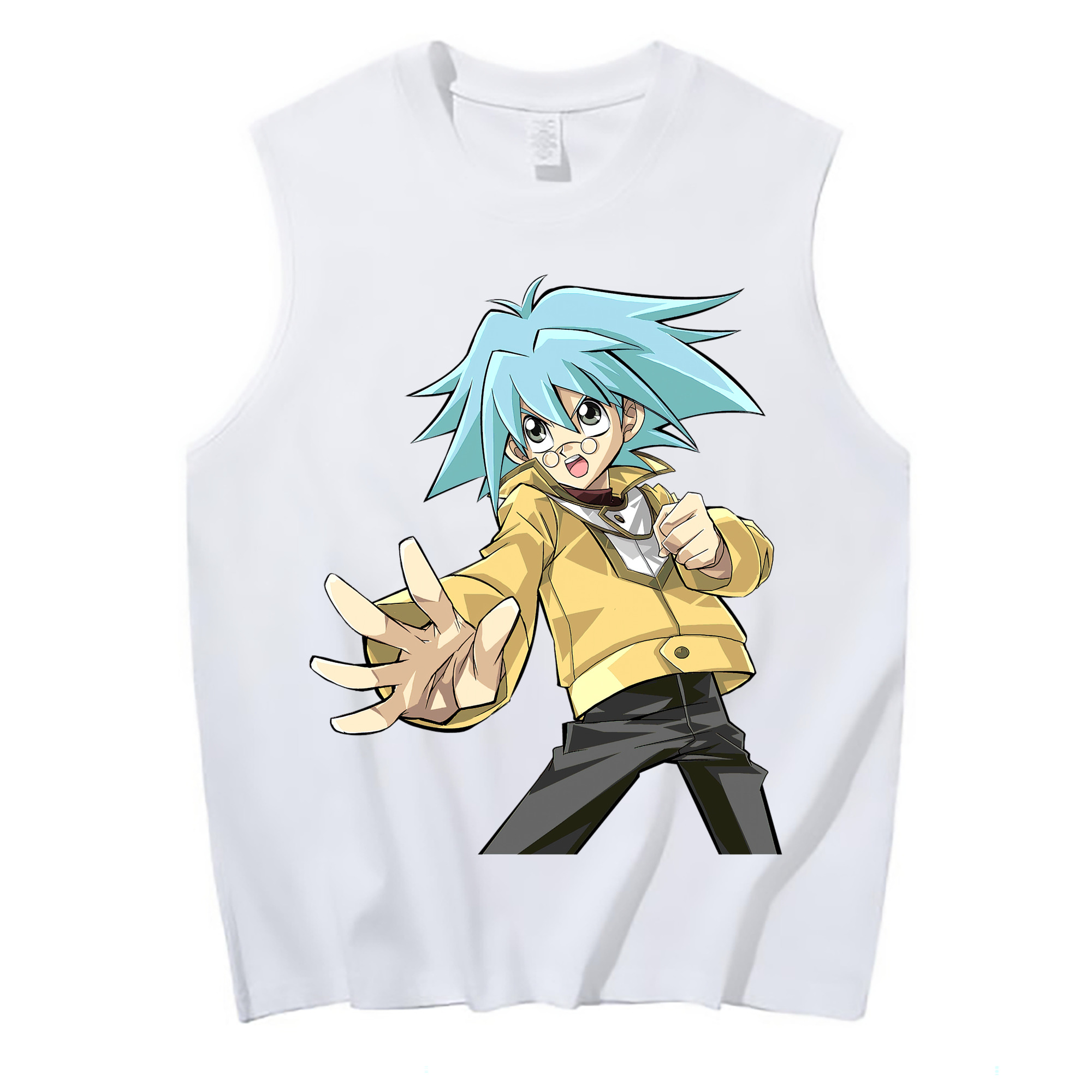（画像用） 遊☆戯☆王 Yu-Gi-Oh! コットン100％タンクトップ（フロントプリント）
