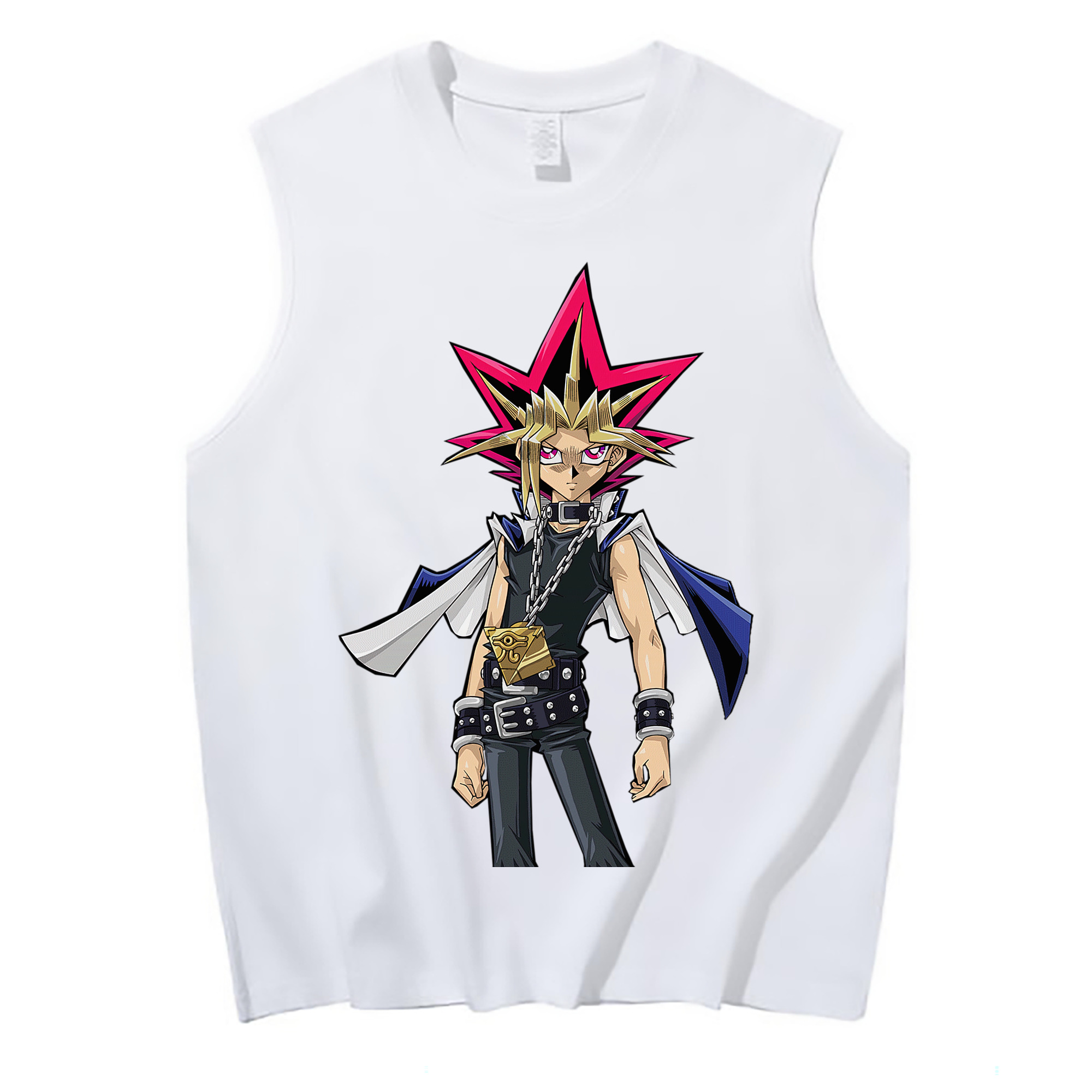 （画像用） 遊☆戯☆王 Yu-Gi-Oh! コットン100％タンクトップ（フロントプリント）