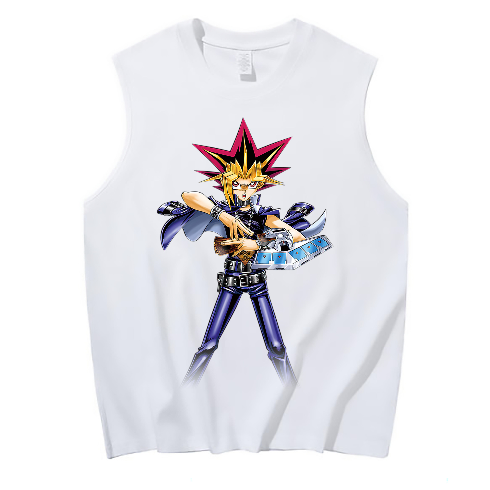 （画像用） 遊☆戯☆王 Yu-Gi-Oh! コットン100％タンクトップ（フロントプリント）