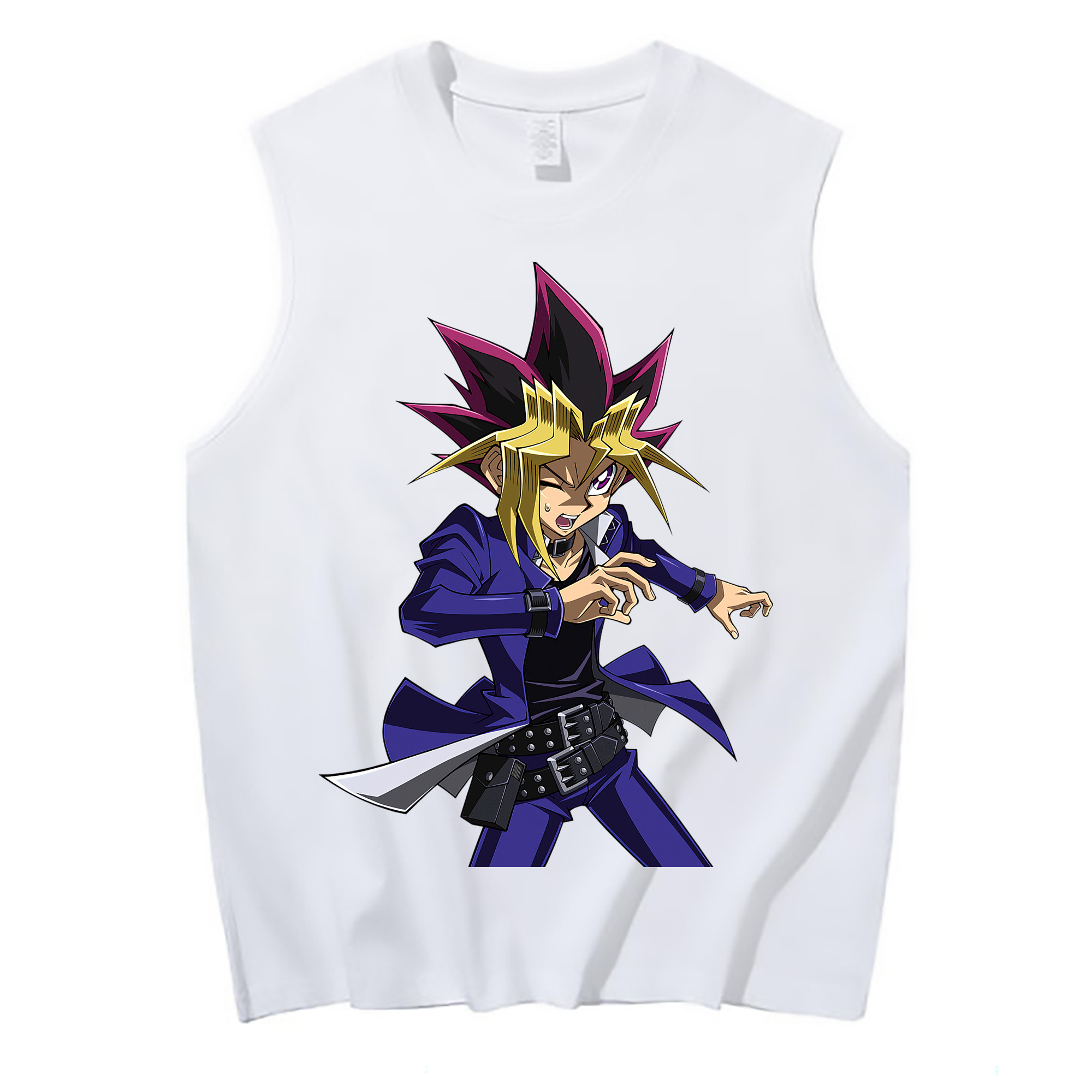 （画像用） 遊☆戯☆王 Yu-Gi-Oh! コットン100％タンクトップ（フロントプリント）