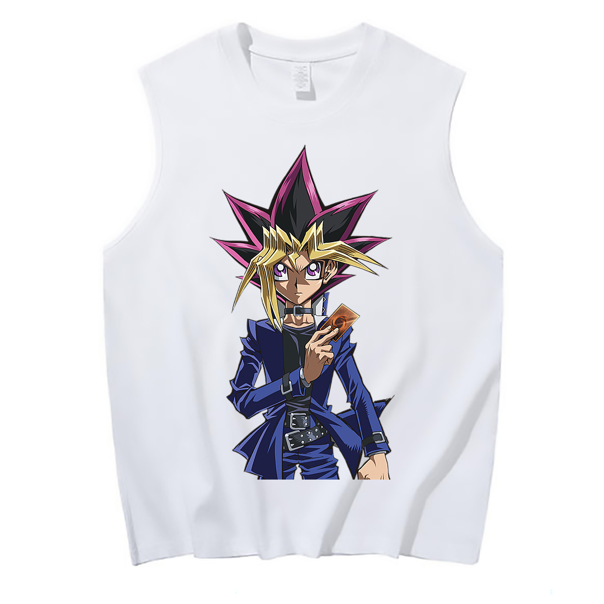 （画像用） 遊☆戯☆王 Yu-Gi-Oh! コットン100％タンクトップ（フロントプリント）
