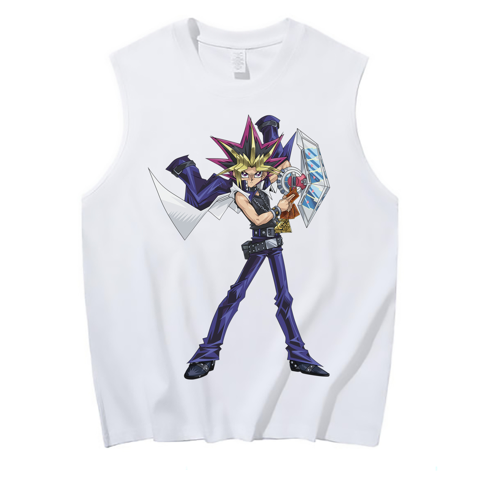 （画像用） 遊☆戯☆王 Yu-Gi-Oh! コットン100％タンクトップ（フロントプリント）