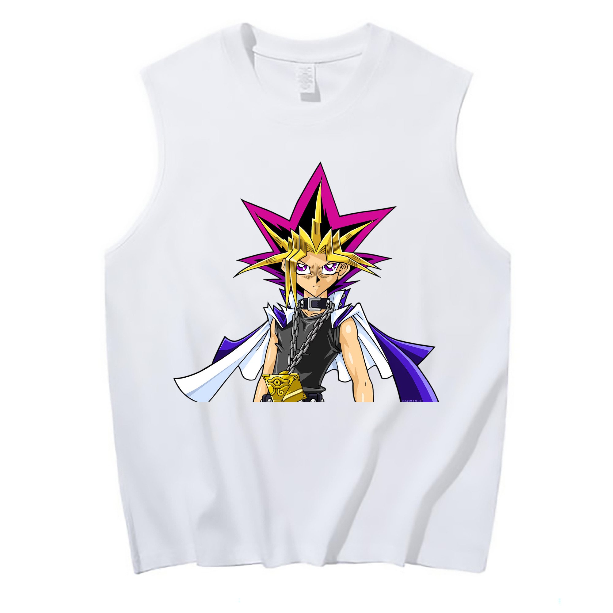（画像用） 遊☆戯☆王 Yu-Gi-Oh! コットン100％タンクトップ（フロントプリント）