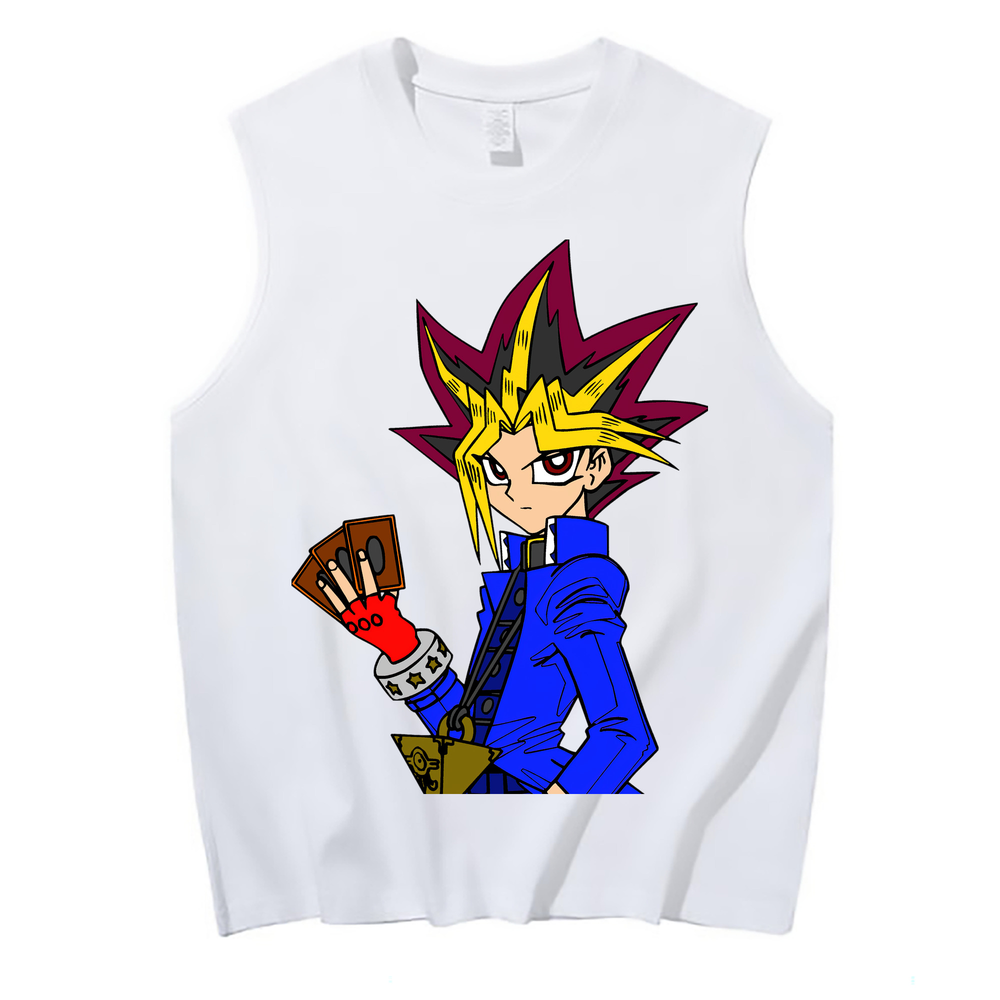 （画像用） 遊☆戯☆王 Yu-Gi-Oh! コットン100％タンクトップ（フロントプリント）
