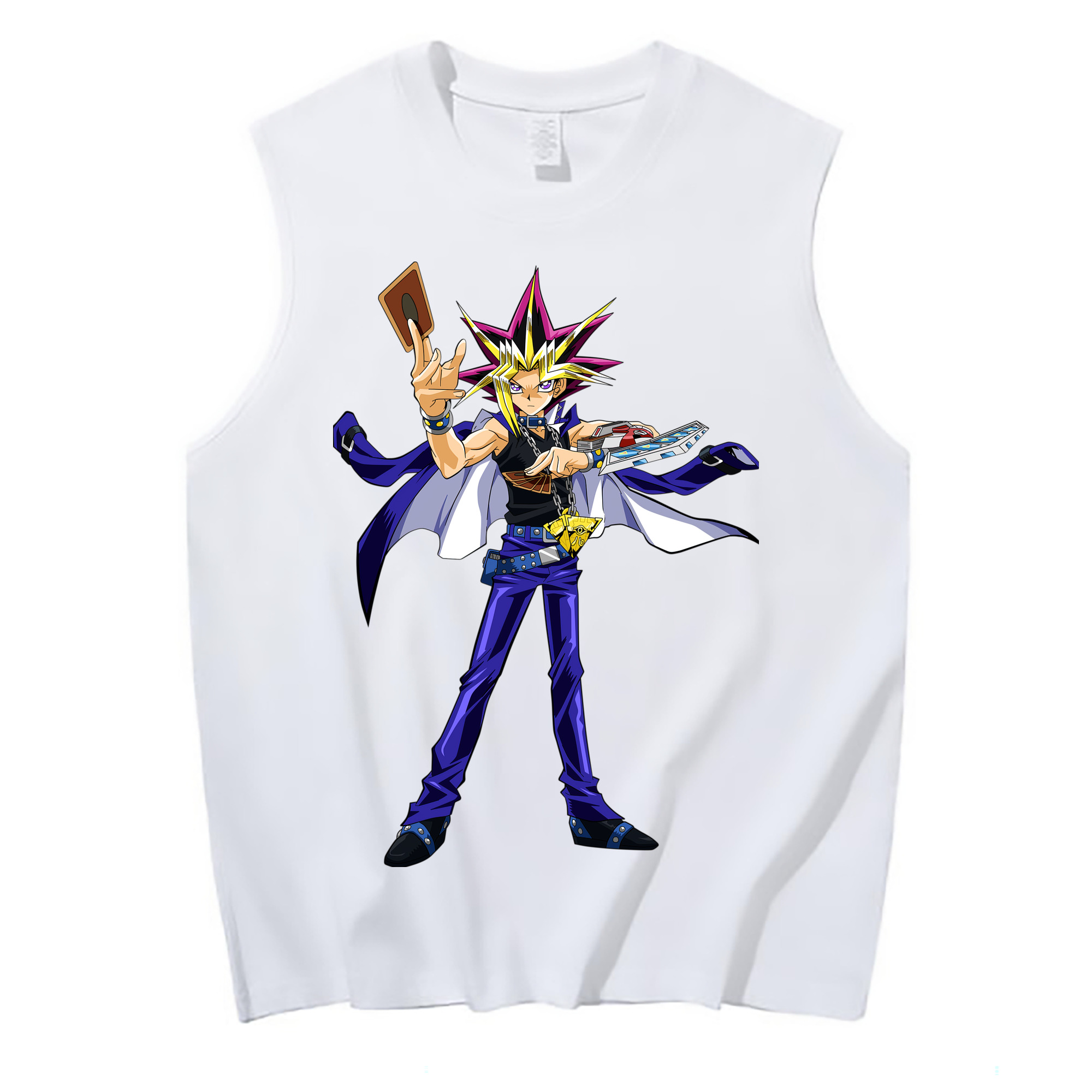 （画像用） 遊☆戯☆王 Yu-Gi-Oh! コットン100％タンクトップ（フロントプリント）