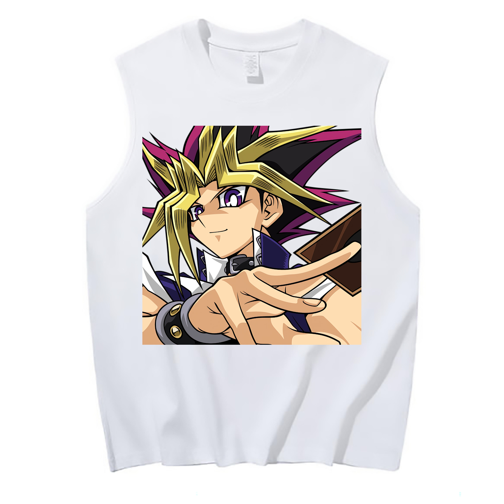 （画像用） 遊☆戯☆王 Yu-Gi-Oh! コットン100％タンクトップ（フロントプリント）