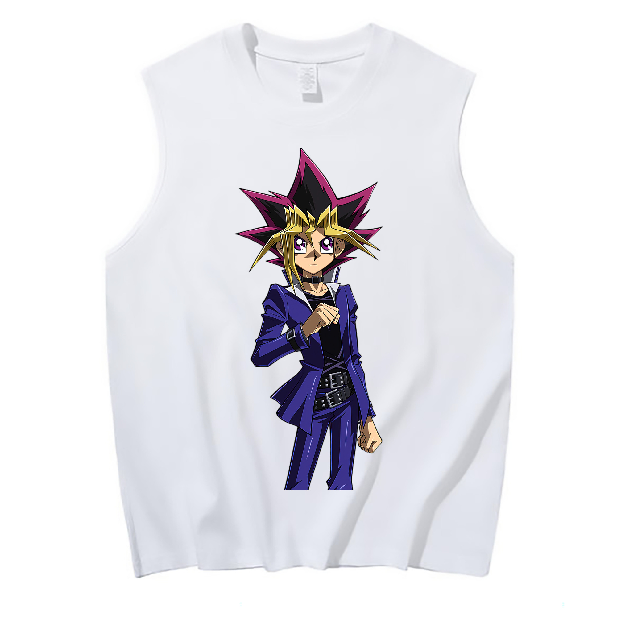 （画像用） 遊☆戯☆王 Yu-Gi-Oh! コットン100％タンクトップ（フロントプリント）