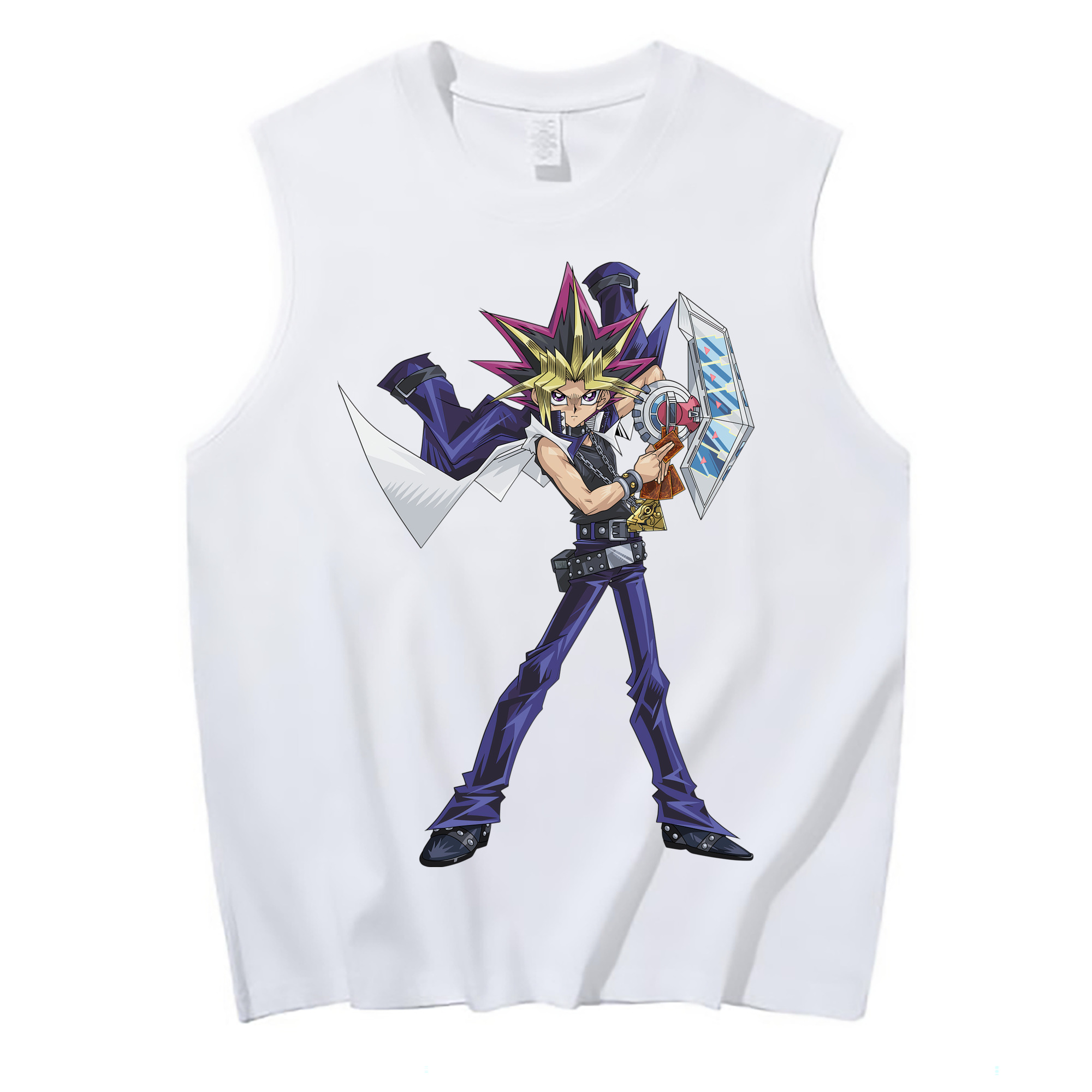 （画像用） 遊☆戯☆王 Yu-Gi-Oh! コットン100％タンクトップ（フロントプリント）