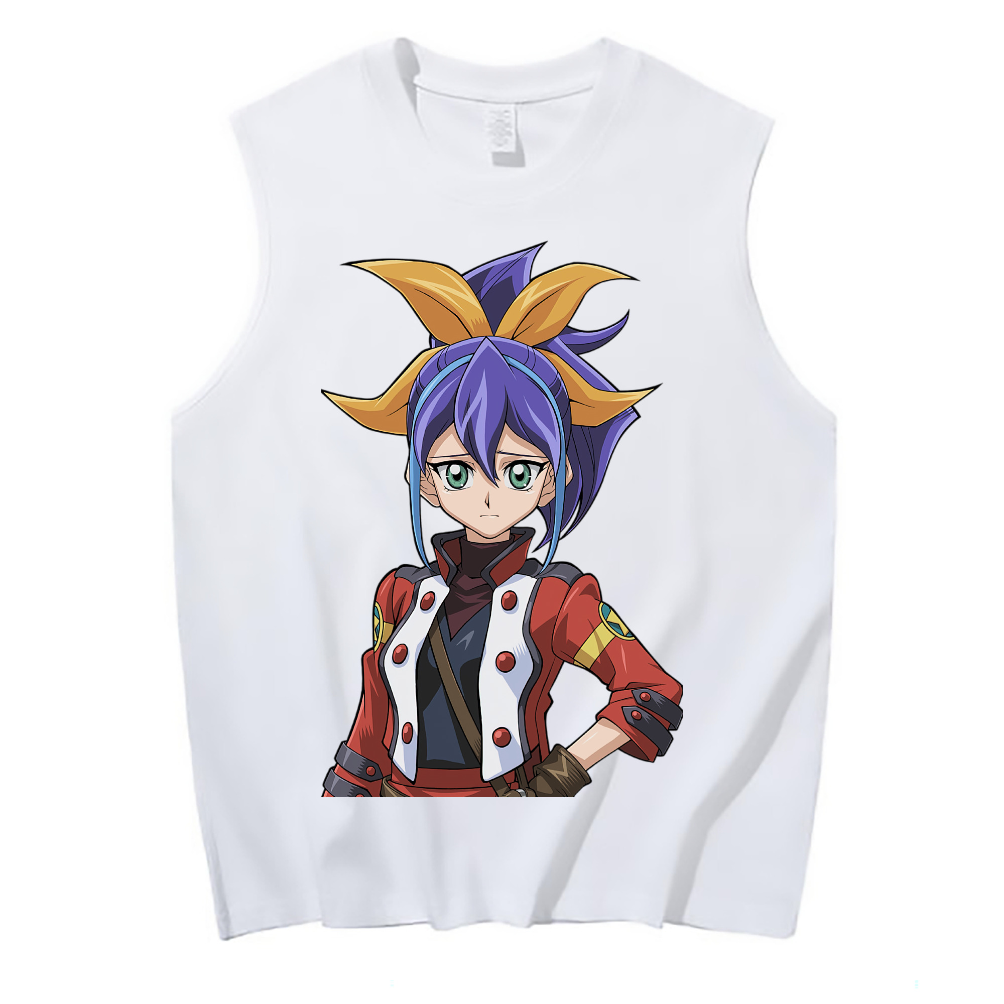 （画像用） 遊☆戯☆王 Yu-Gi-Oh! コットン100％タンクトップ（フロントプリント）