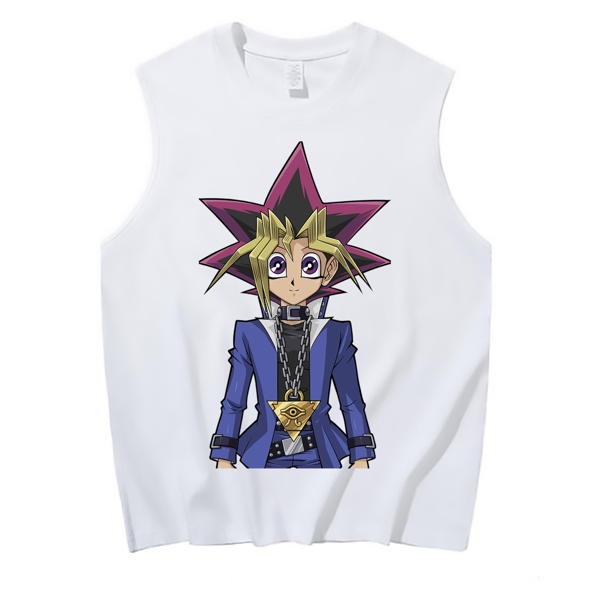 （画像用） 遊☆戯☆王 Yu-Gi-Oh! コットン100％タンクトップ（フロントプリント）