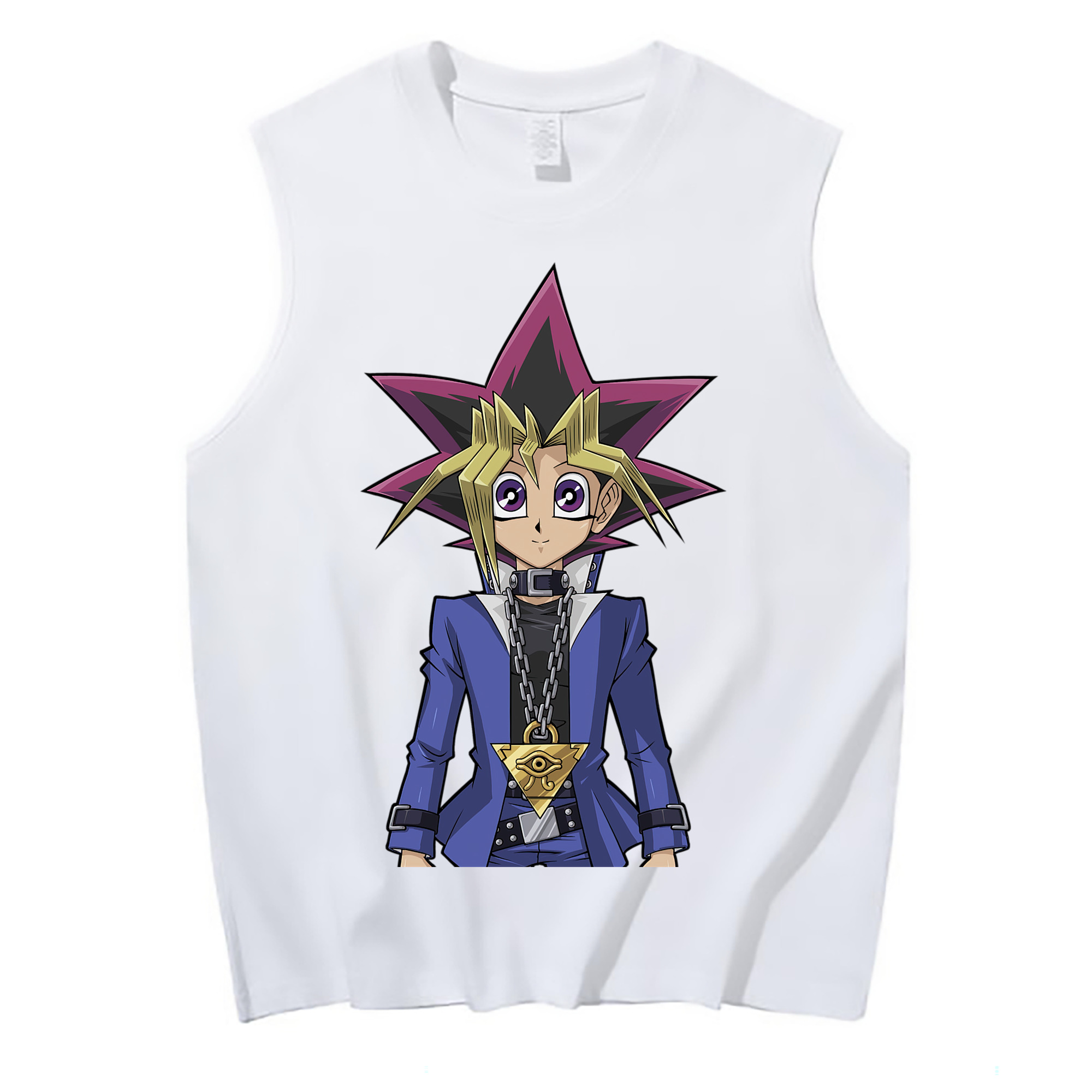 （画像用） 遊☆戯☆王 Yu-Gi-Oh! コットン100％タンクトップ（フロントプリント）