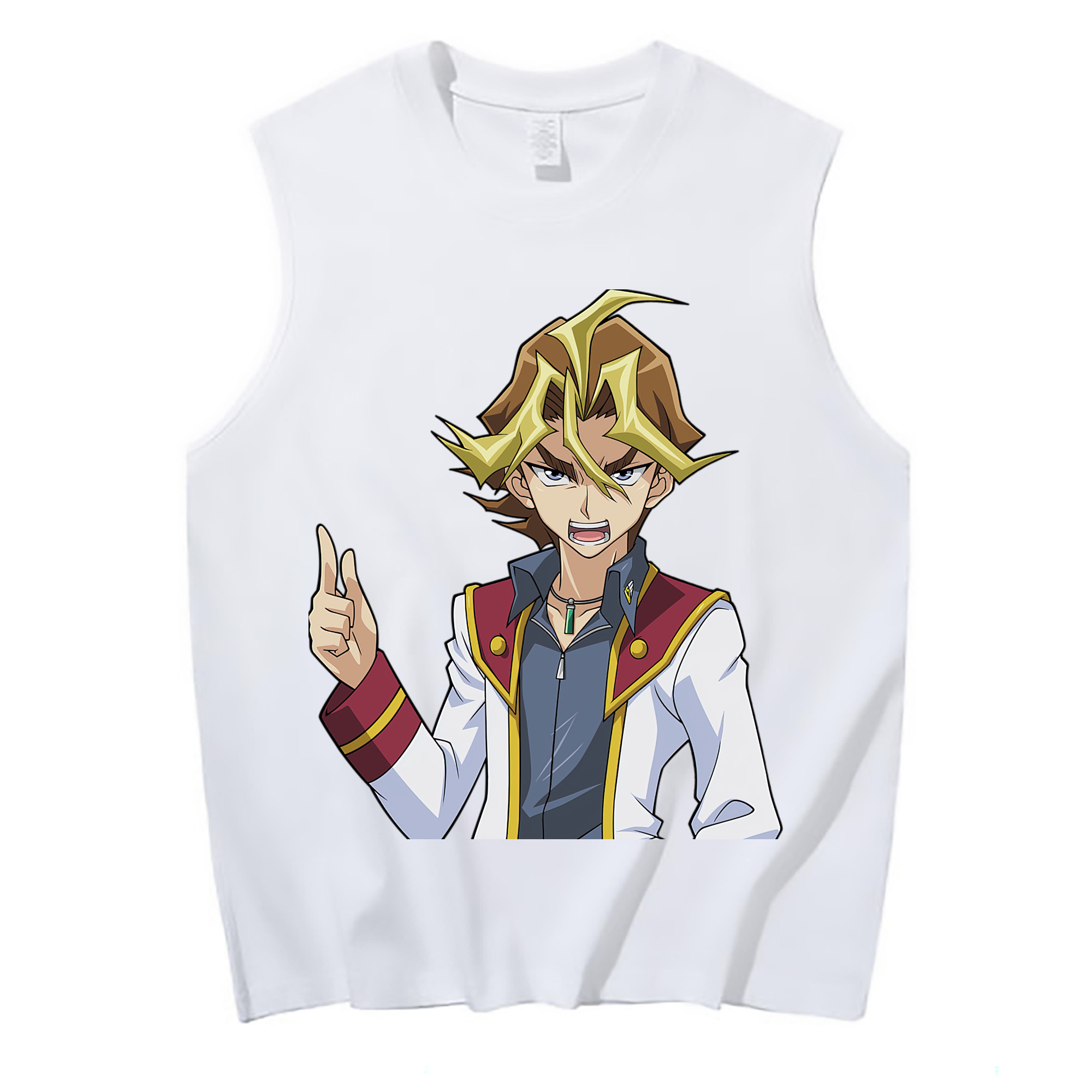 （画像用） 遊☆戯☆王 Yu-Gi-Oh! コットン100％タンクトップ（フロントプリント）