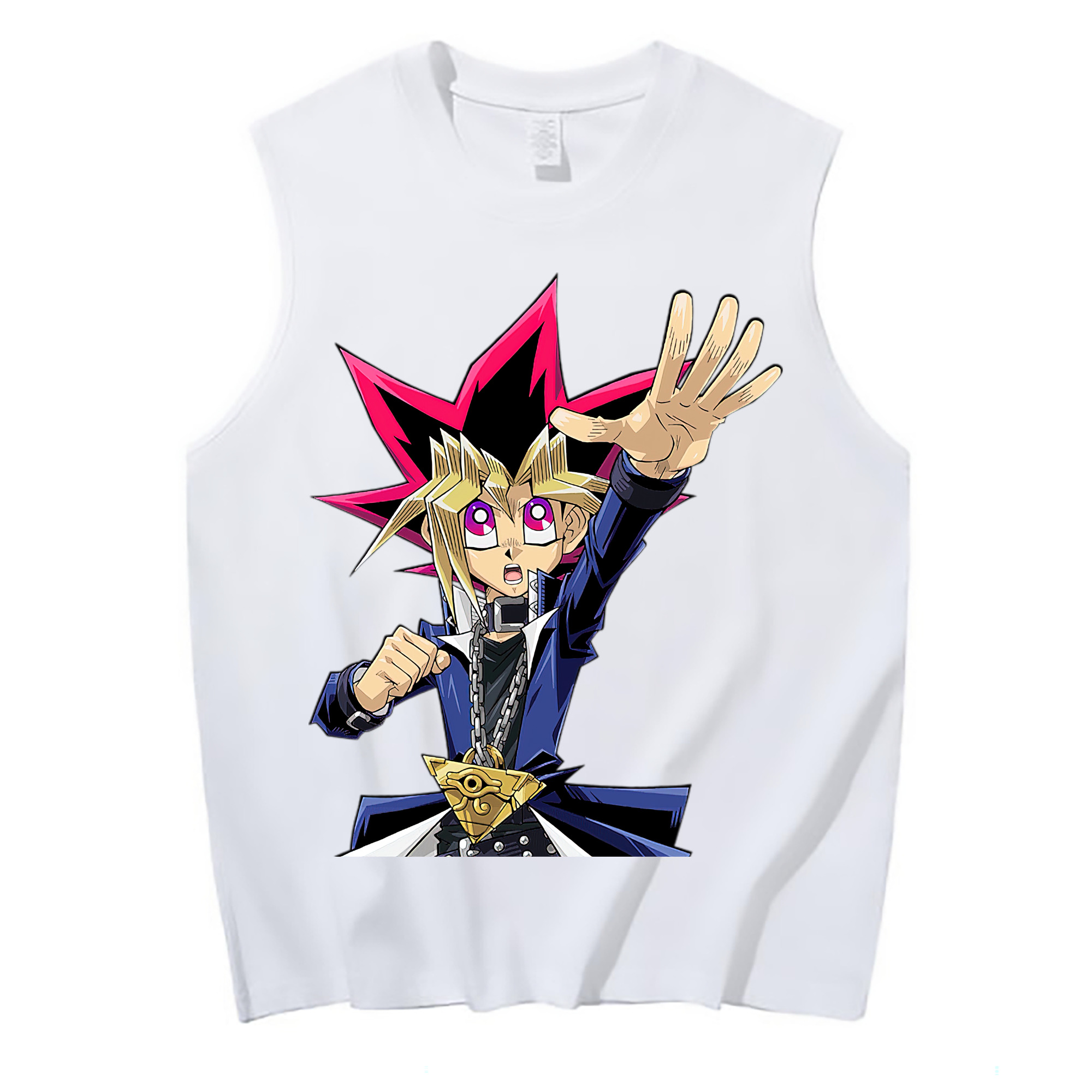 （画像用） 遊☆戯☆王 Yu-Gi-Oh! コットン100％タンクトップ（フロントプリント）