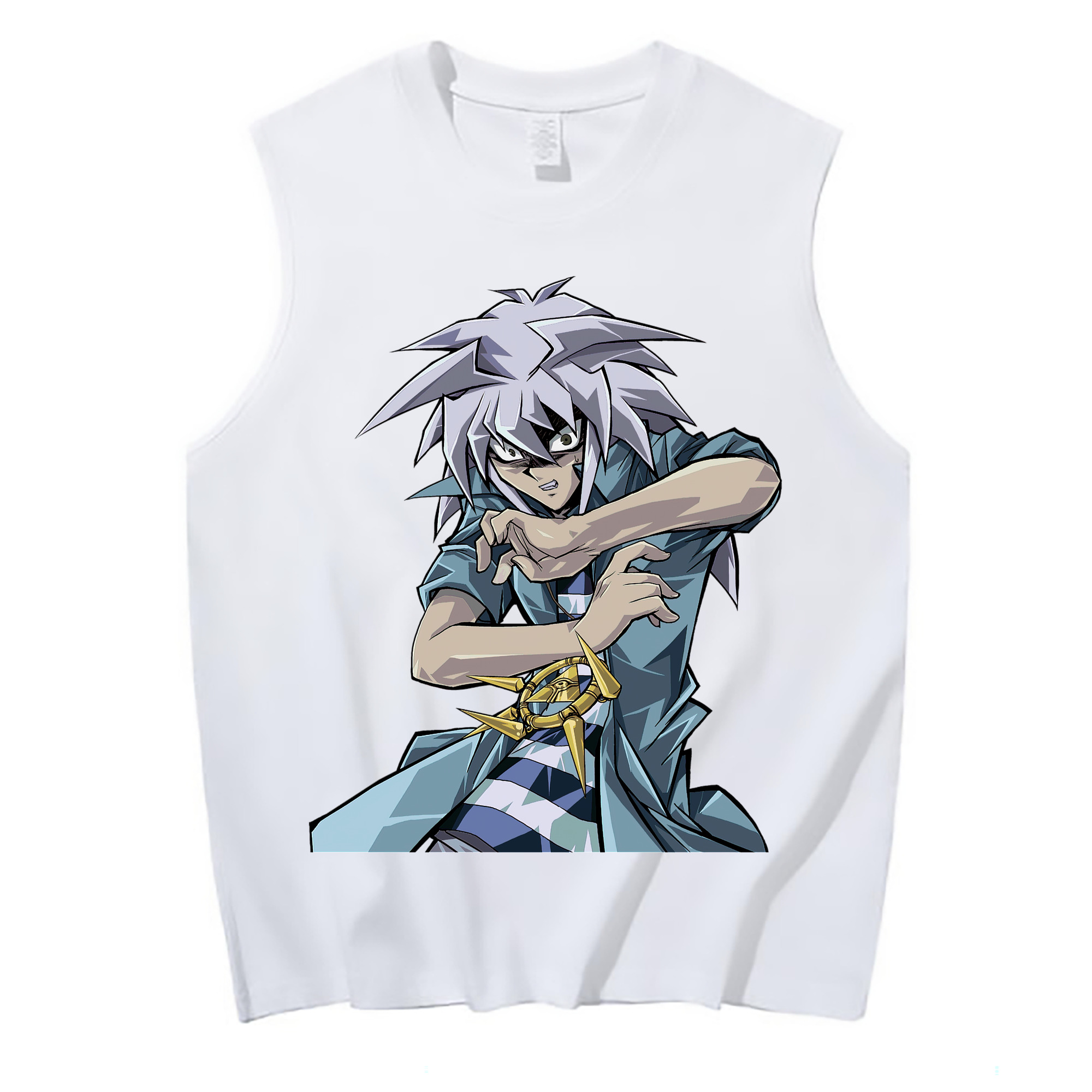 （画像用） 遊☆戯☆王 Yu-Gi-Oh! コットン100％タンクトップ（フロントプリント）