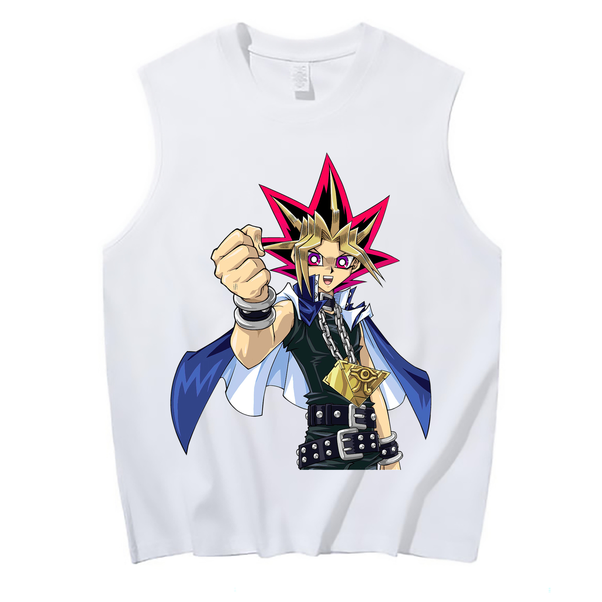 （画像用） 遊☆戯☆王 Yu-Gi-Oh! コットン100％タンクトップ（フロントプリント）