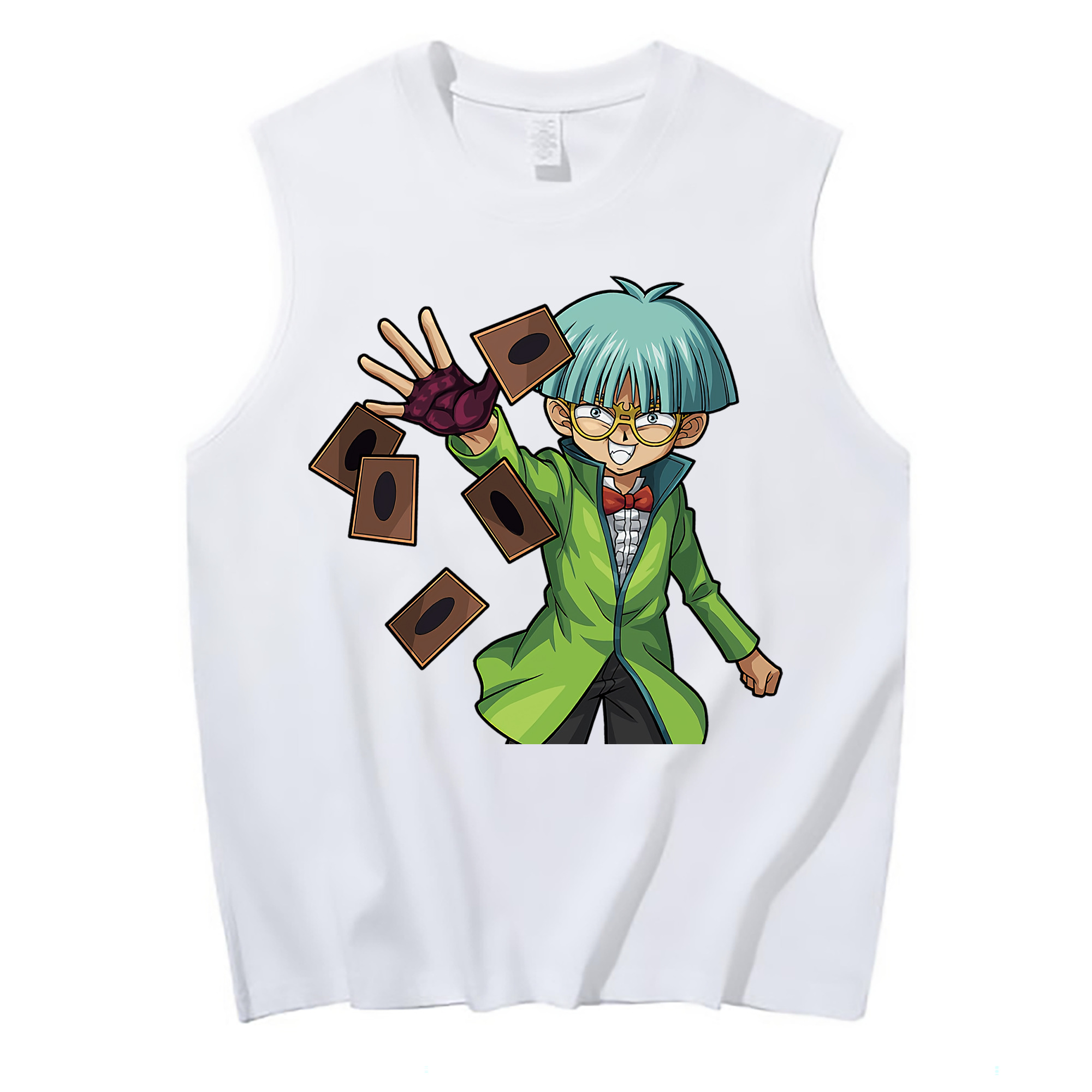 （画像用） 遊☆戯☆王 Yu-Gi-Oh! コットン100％タンクトップ（フロントプリント）