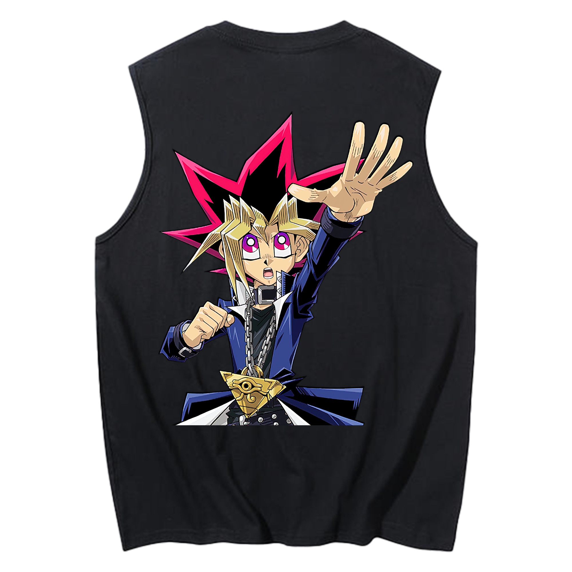（画像用） 遊☆戯☆王 Yu-Gi-Oh! コットン100％タンクトップ（背面プリント）