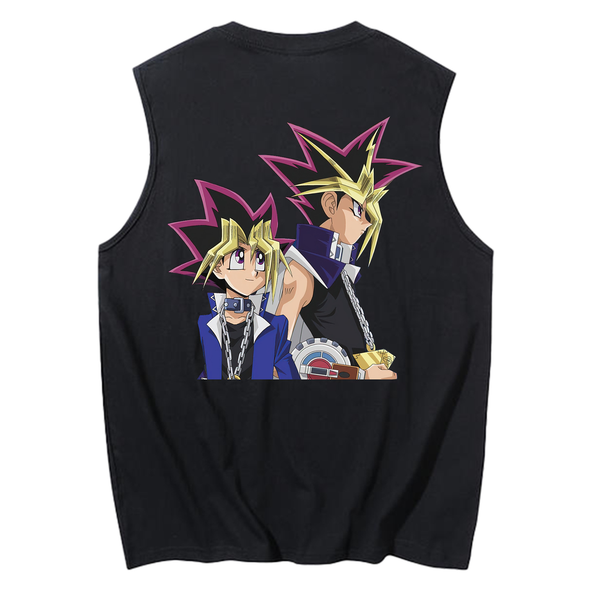 （画像用） 遊☆戯☆王 Yu-Gi-Oh! コットン100％タンクトップ（背面プリント）