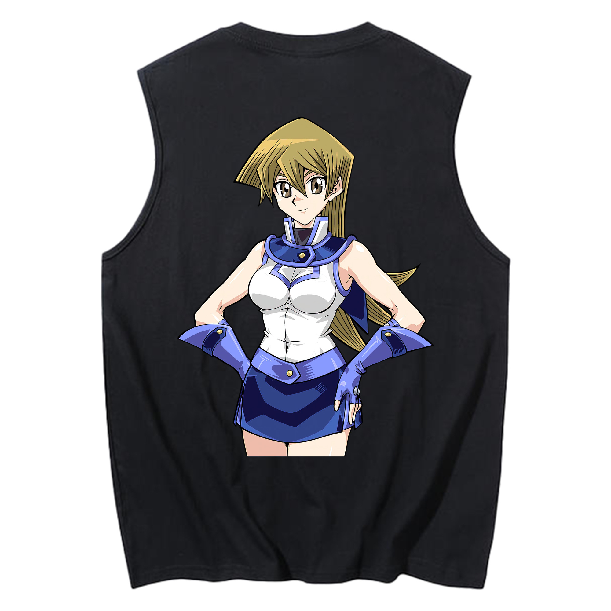 （画像用） 遊☆戯☆王 Yu-Gi-Oh! コットン100％タンクトップ（背面プリント）