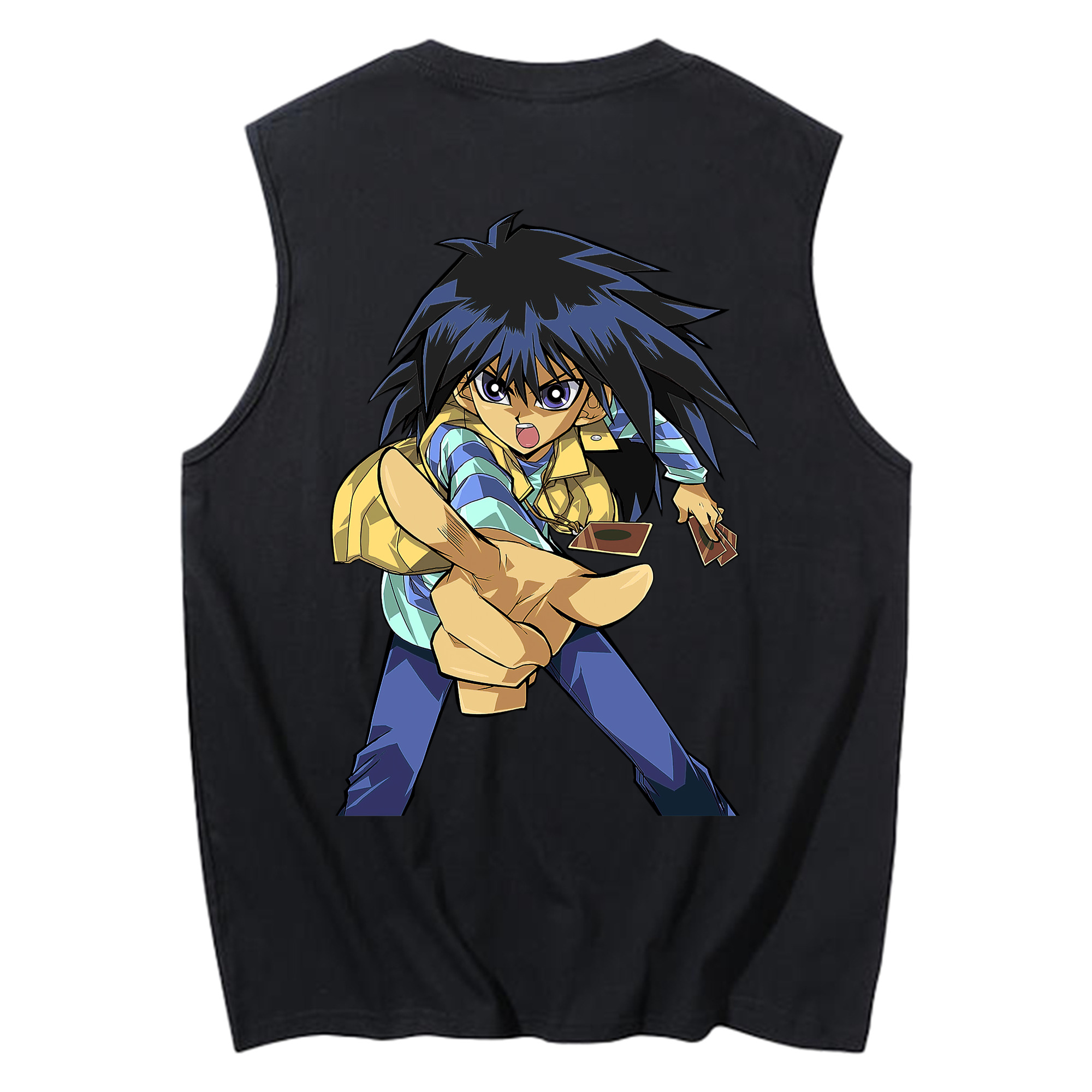 （画像用） 遊☆戯☆王 Yu-Gi-Oh! コットン100％タンクトップ（背面プリント）
