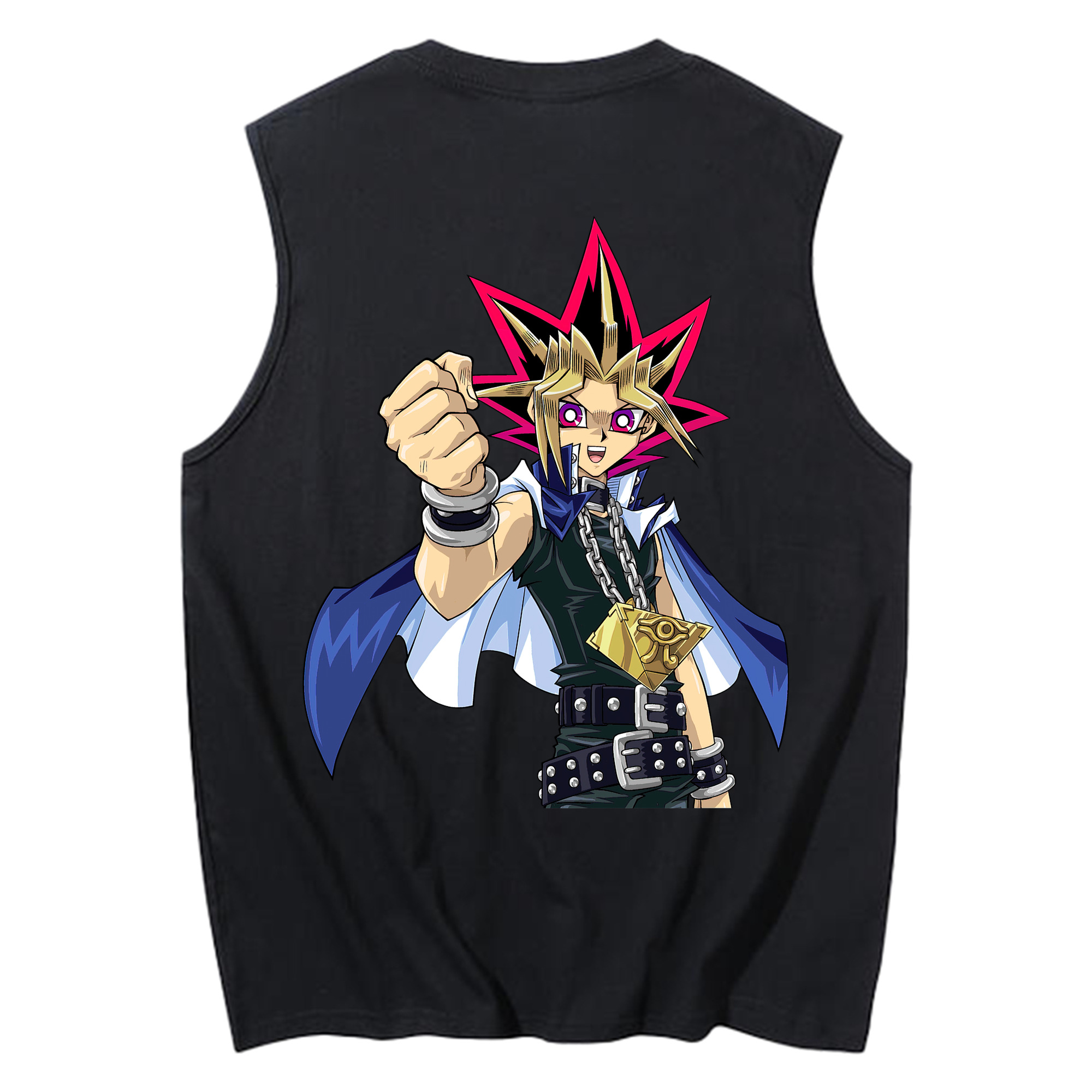 （画像用） 遊☆戯☆王 Yu-Gi-Oh! コットン100％タンクトップ（背面プリント）