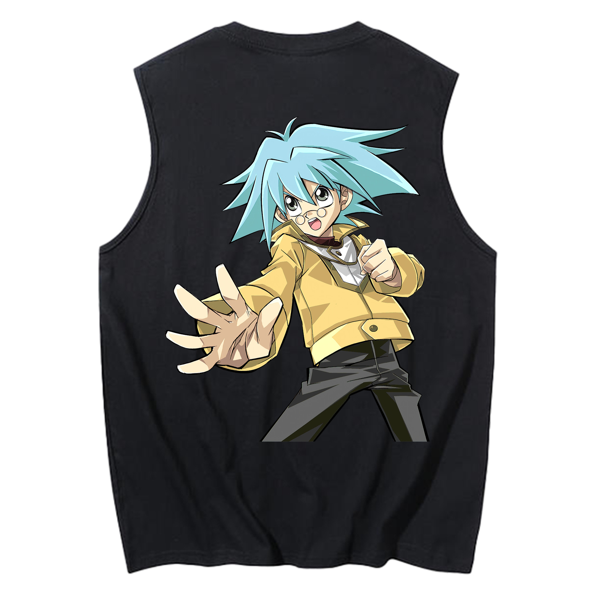 （画像用） 遊☆戯☆王 Yu-Gi-Oh! コットン100％タンクトップ（背面プリント）