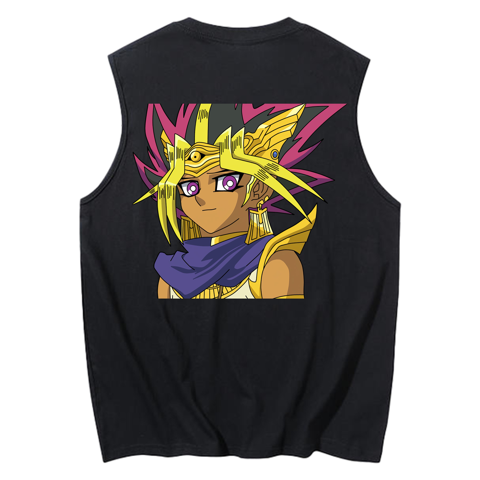 （画像用） 遊☆戯☆王 Yu-Gi-Oh! コットン100％タンクトップ（背面プリント）