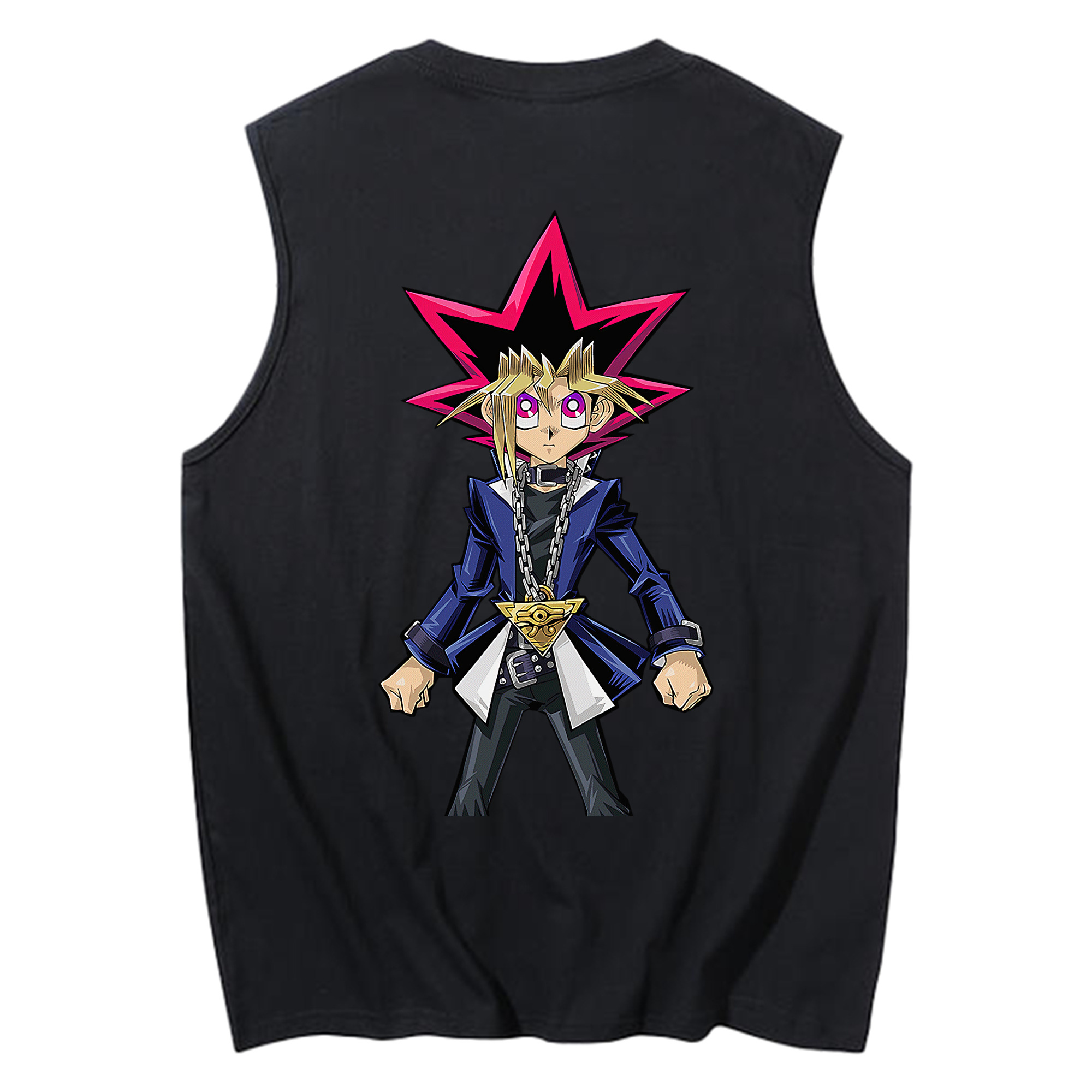（画像用） 遊☆戯☆王 Yu-Gi-Oh! コットン100％タンクトップ（背面プリント）