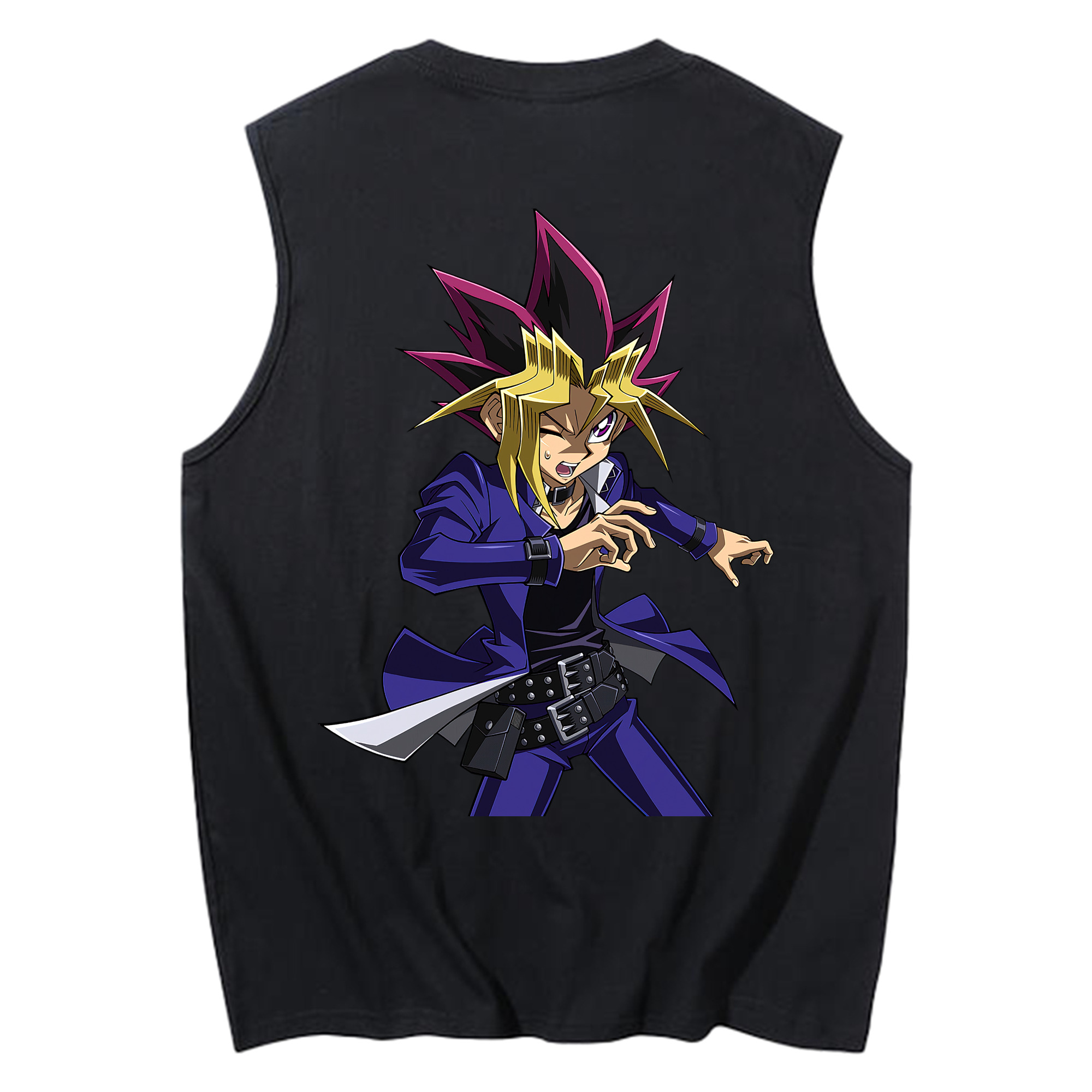 （画像用） 遊☆戯☆王 Yu-Gi-Oh! コットン100％タンクトップ（背面プリント）