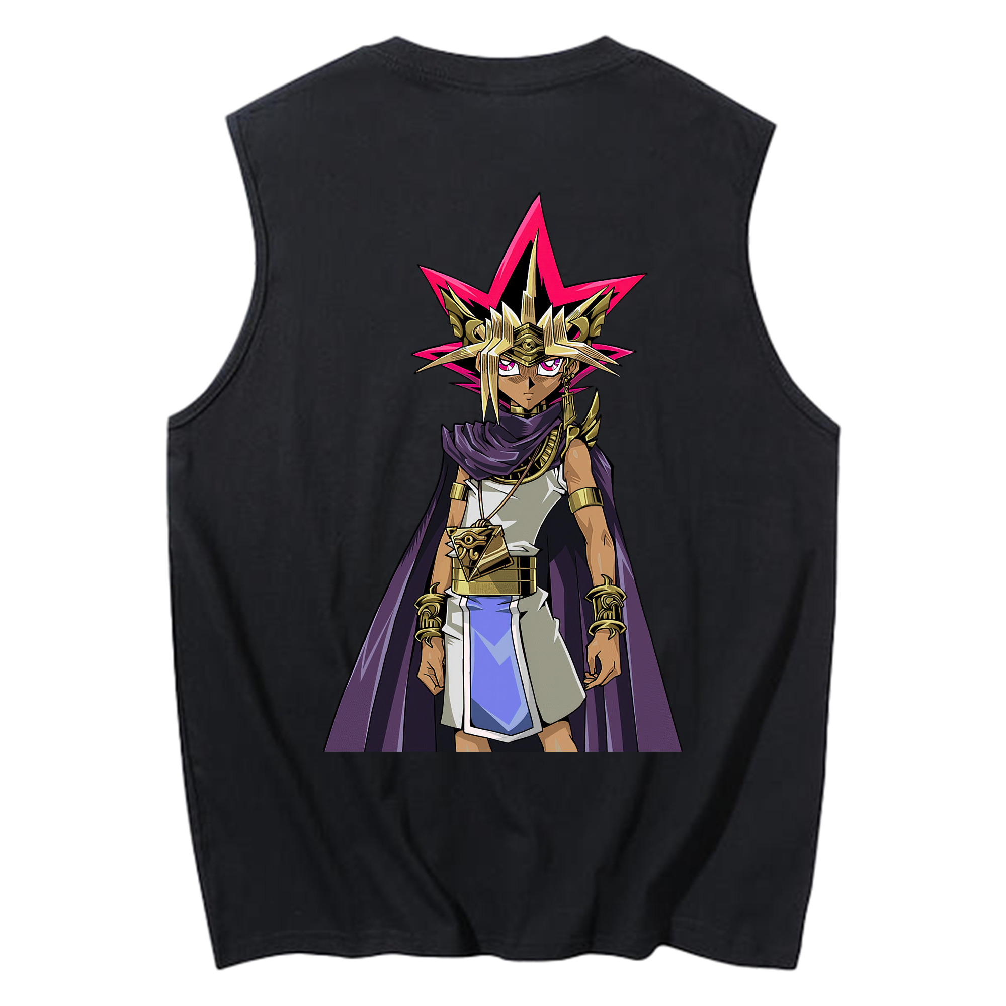 （画像用） 遊☆戯☆王 Yu-Gi-Oh! コットン100％タンクトップ（背面プリント）