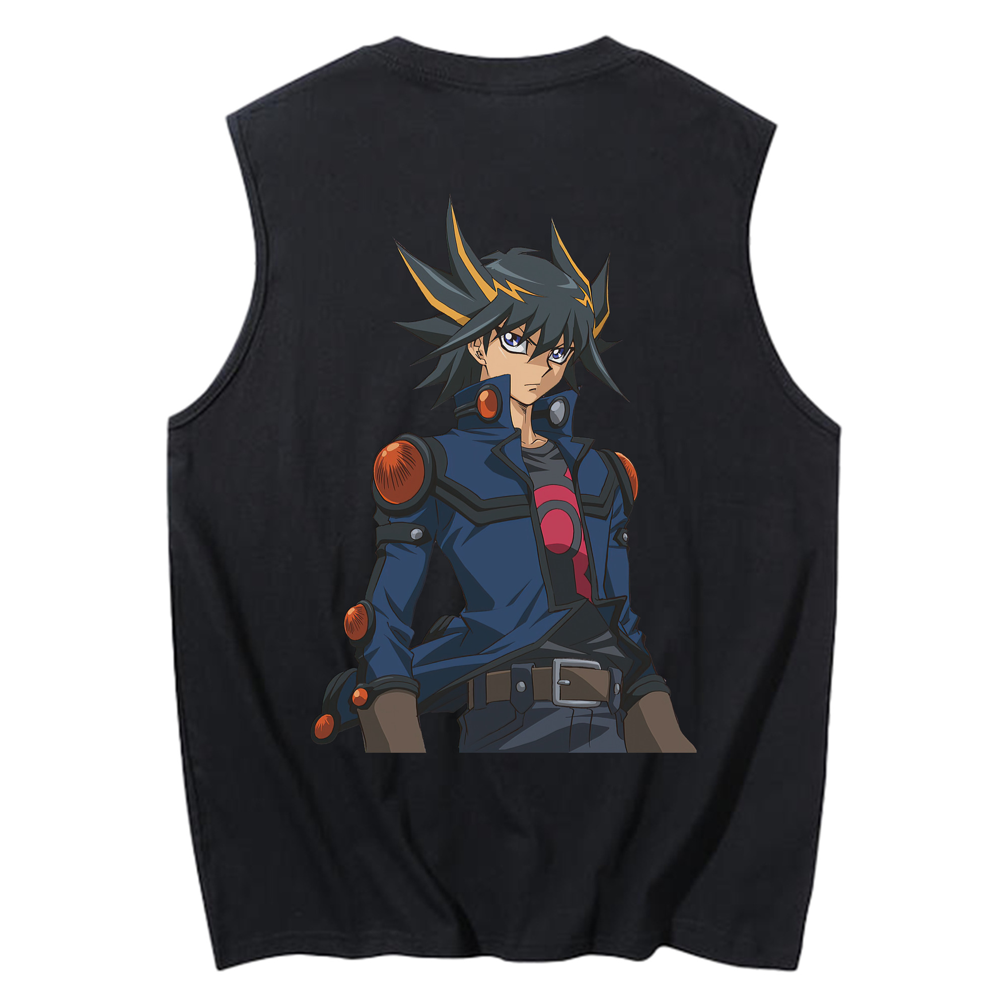 （画像用） 遊☆戯☆王 Yu-Gi-Oh! コットン100％タンクトップ（背面プリント）
