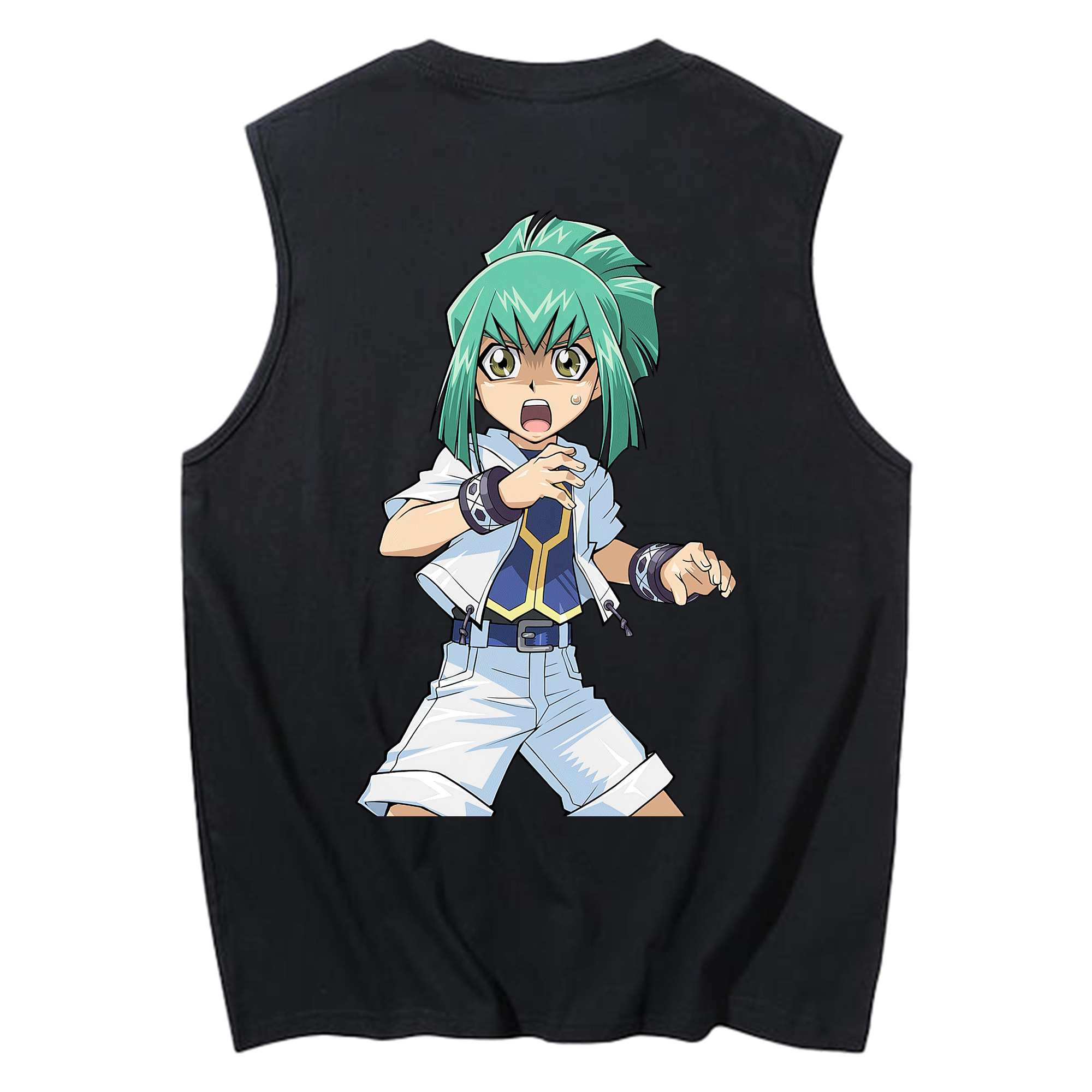 （画像用） 遊☆戯☆王 Yu-Gi-Oh! コットン100％タンクトップ（背面プリント）