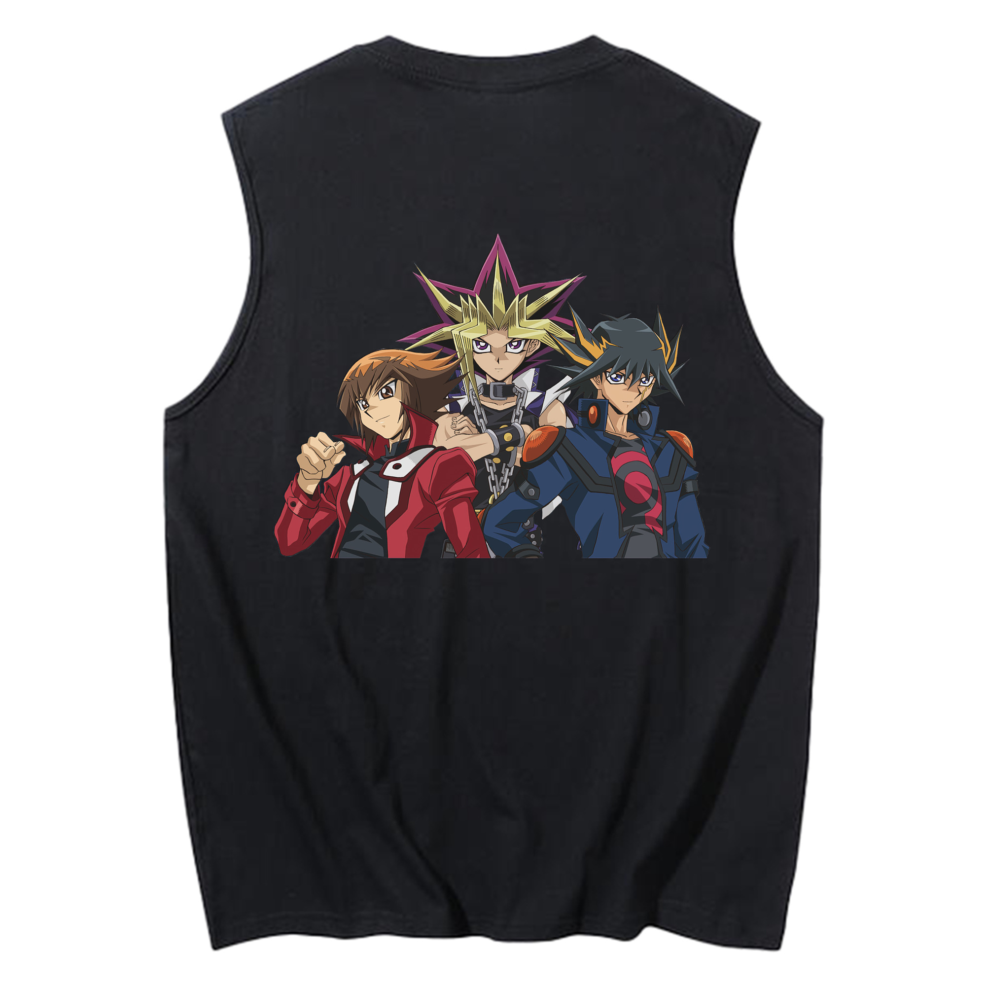 （画像用） 遊☆戯☆王 Yu-Gi-Oh! コットン100％タンクトップ（背面プリント）
