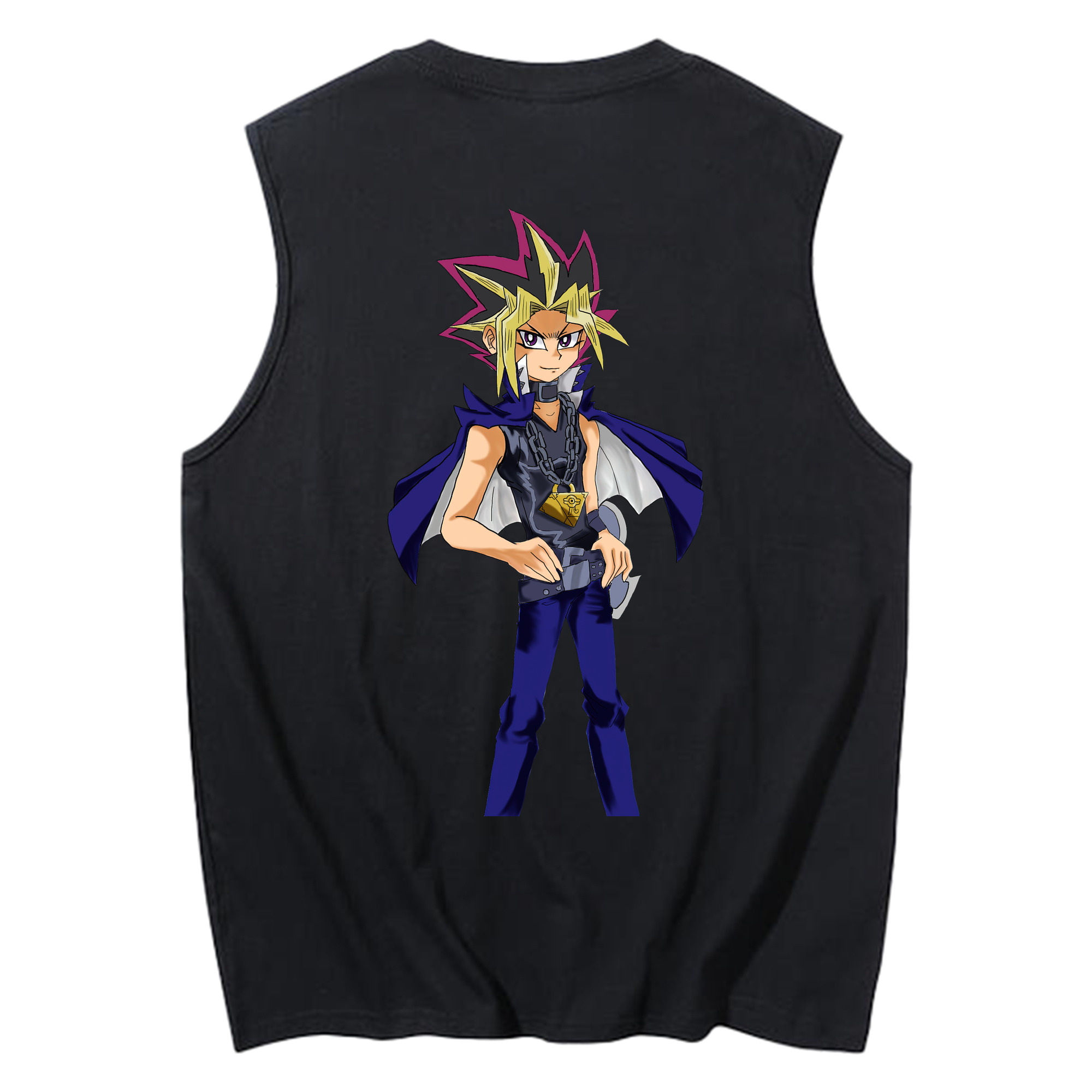 （画像用） 遊☆戯☆王 Yu-Gi-Oh! コットン100％タンクトップ（背面プリント）