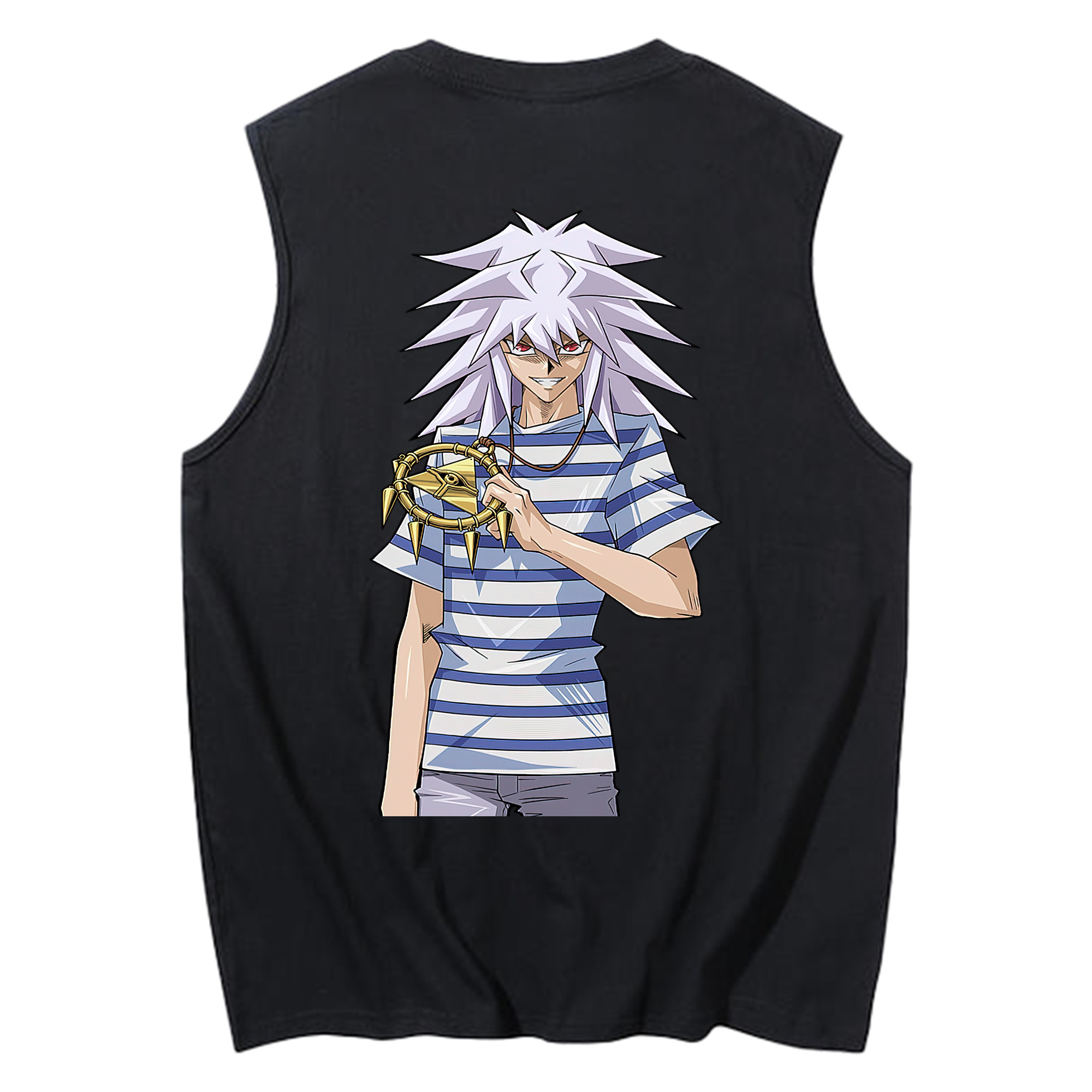 （画像用） 遊☆戯☆王 Yu-Gi-Oh! コットン100％タンクトップ（背面プリント）