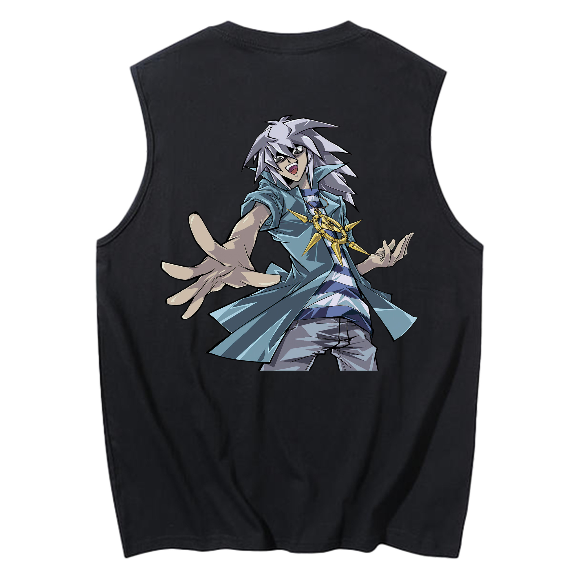 （画像用） 遊☆戯☆王 Yu-Gi-Oh! コットン100％タンクトップ（背面プリント）