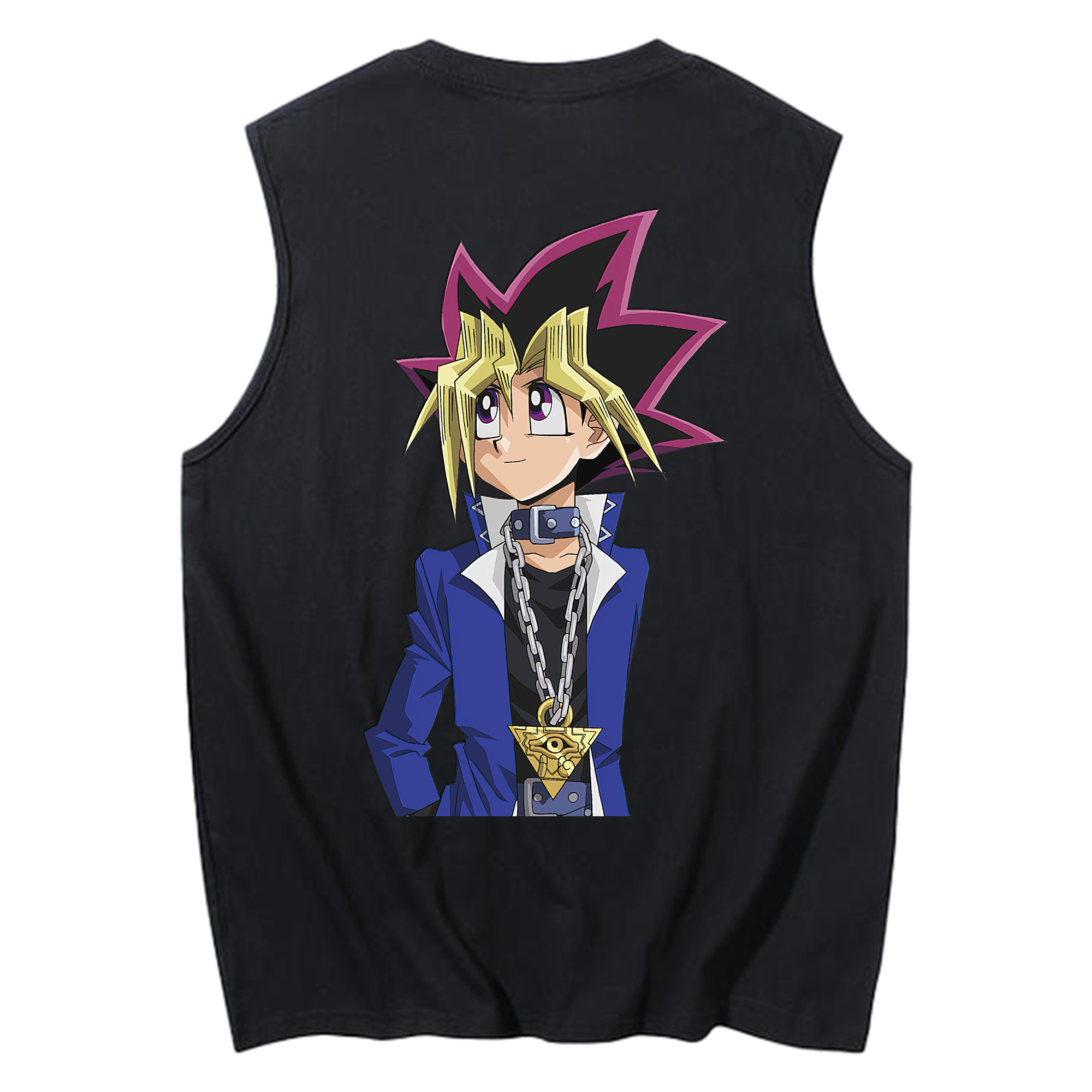 （画像用） 遊☆戯☆王 Yu-Gi-Oh! コットン100％タンクトップ（背面プリント）