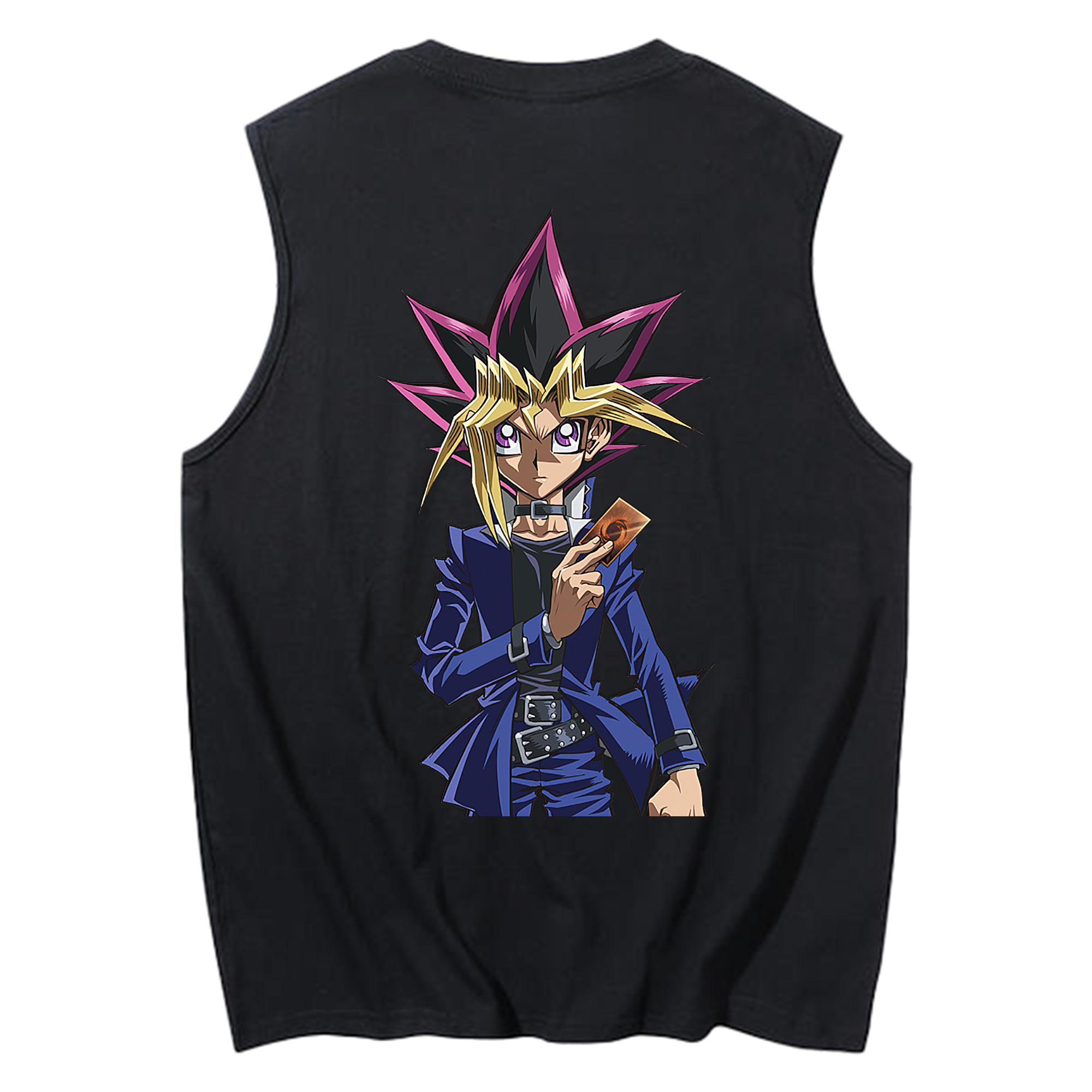 （画像用） 遊☆戯☆王 Yu-Gi-Oh! コットン100％タンクトップ（背面プリント）