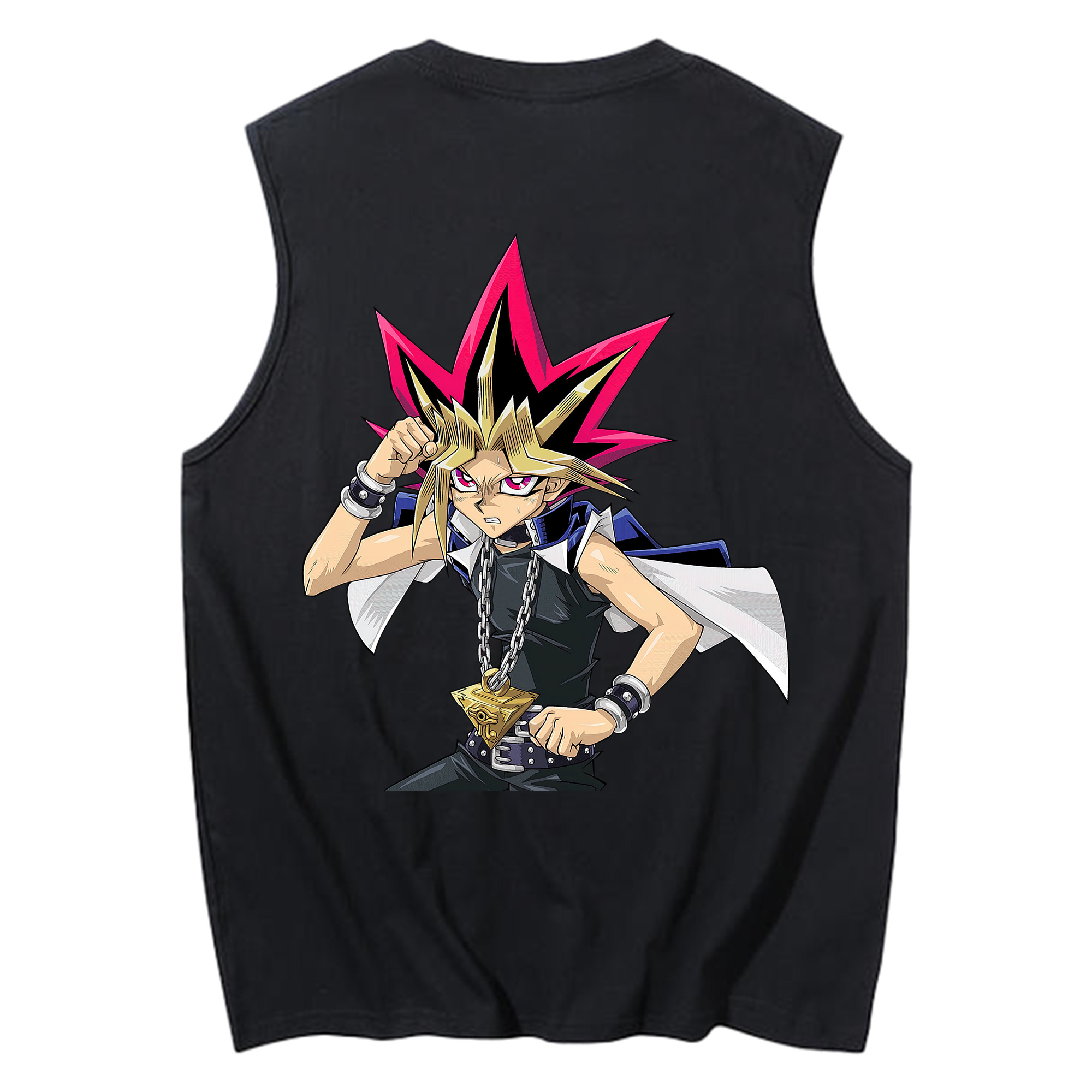 （画像用） 遊☆戯☆王 Yu-Gi-Oh! コットン100％タンクトップ（背面プリント）