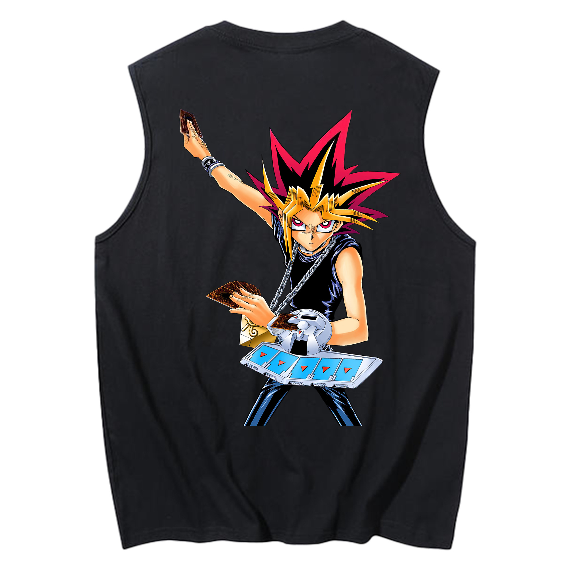 （画像用） 遊☆戯☆王 Yu-Gi-Oh! コットン100％タンクトップ（背面プリント）