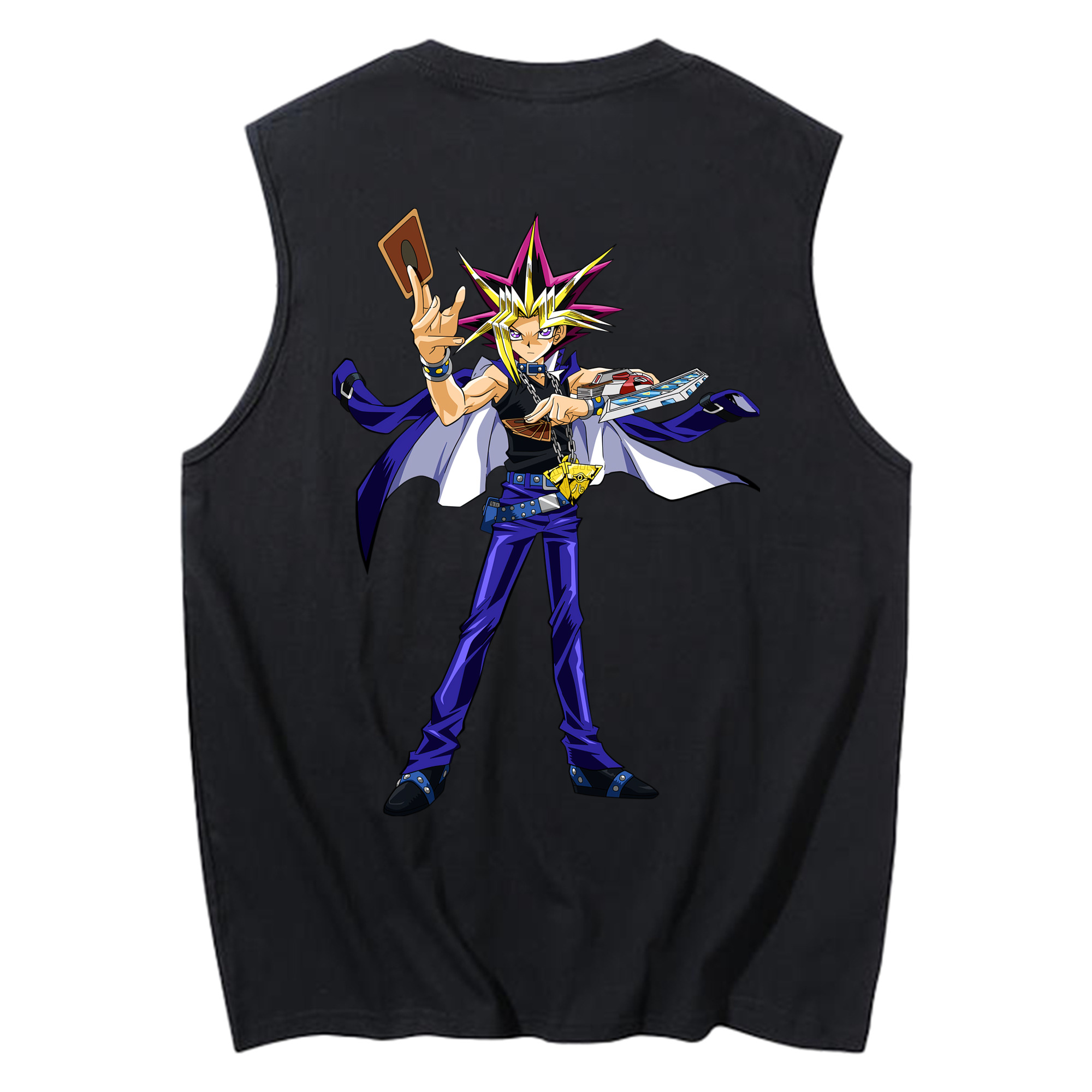 （画像用） 遊☆戯☆王 Yu-Gi-Oh! コットン100％タンクトップ（背面プリント）