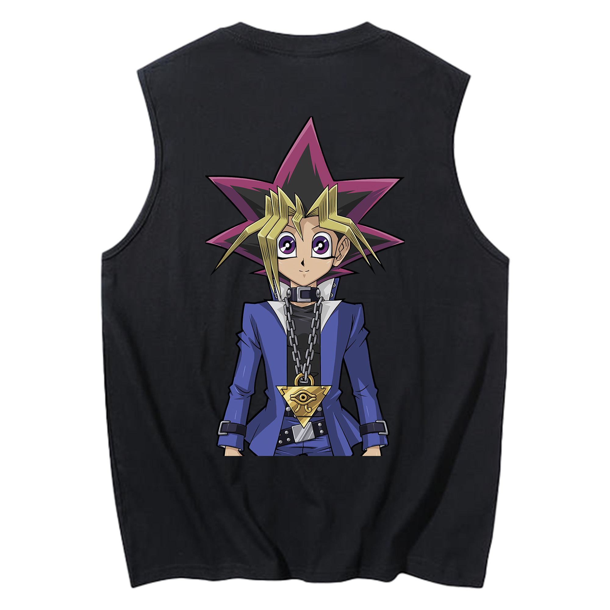 （画像用） 遊☆戯☆王 Yu-Gi-Oh! コットン100％タンクトップ（背面プリント）