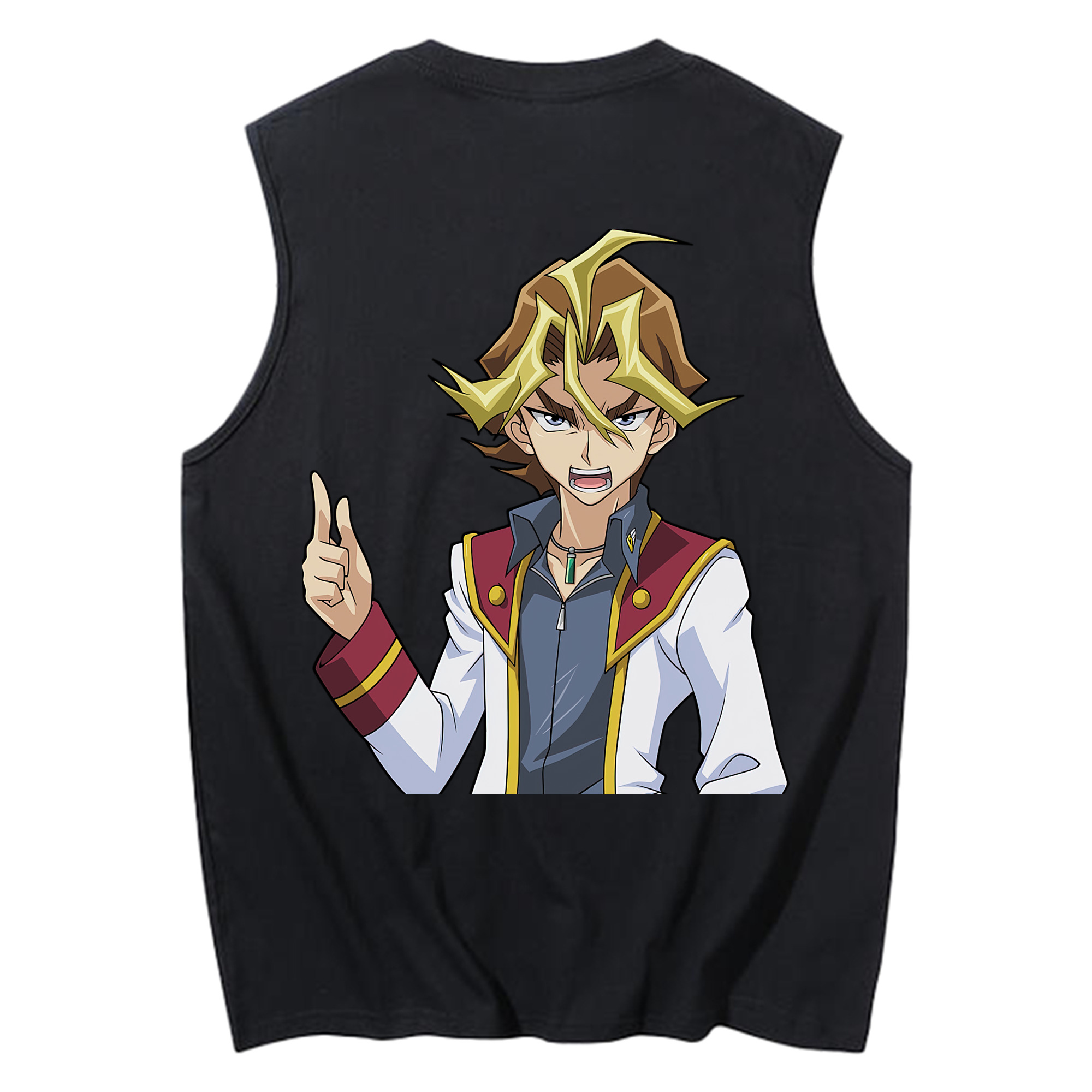 （画像用） 遊☆戯☆王 Yu-Gi-Oh! コットン100％タンクトップ（背面プリント）