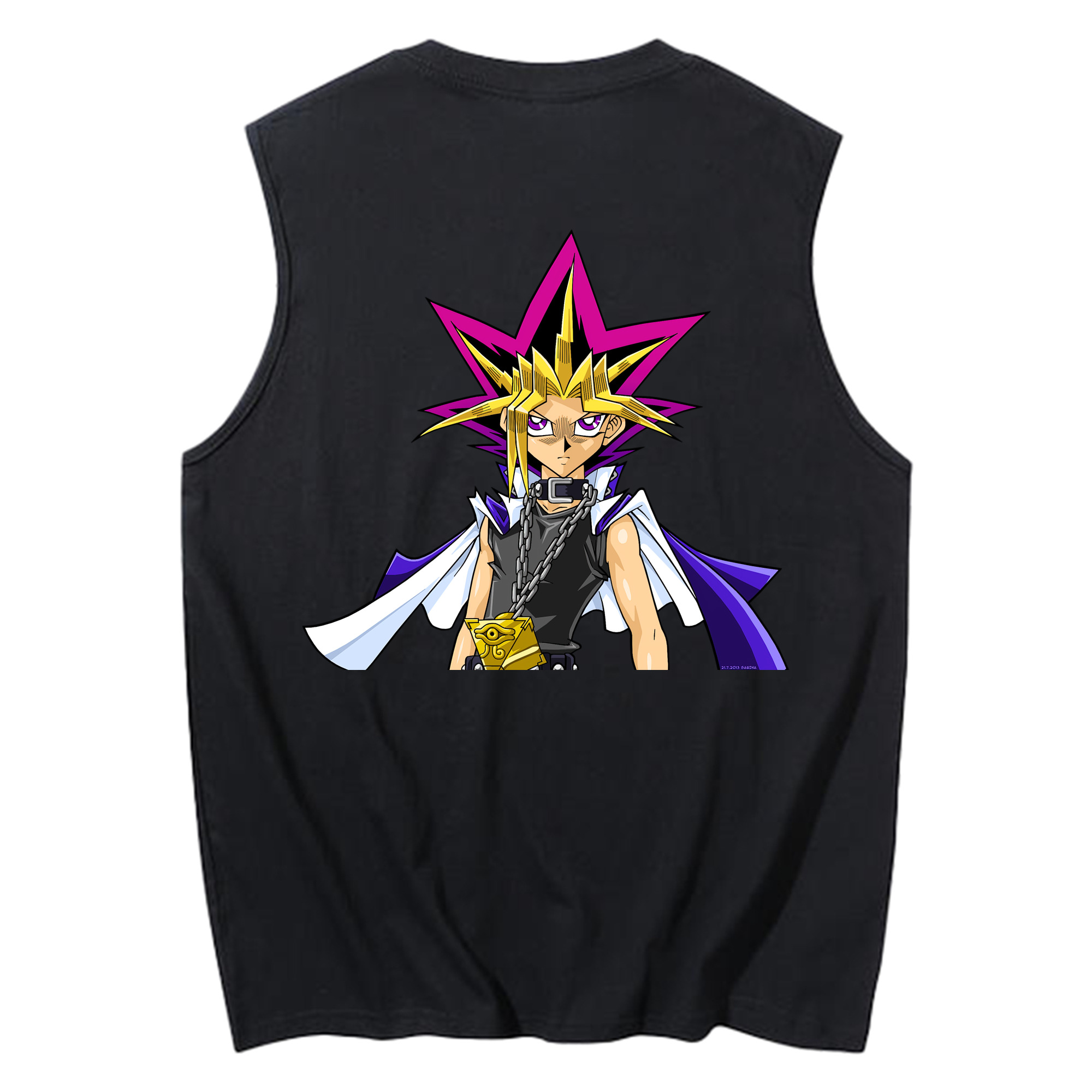 （画像用） 遊☆戯☆王 Yu-Gi-Oh! コットン100％タンクトップ（背面プリント）